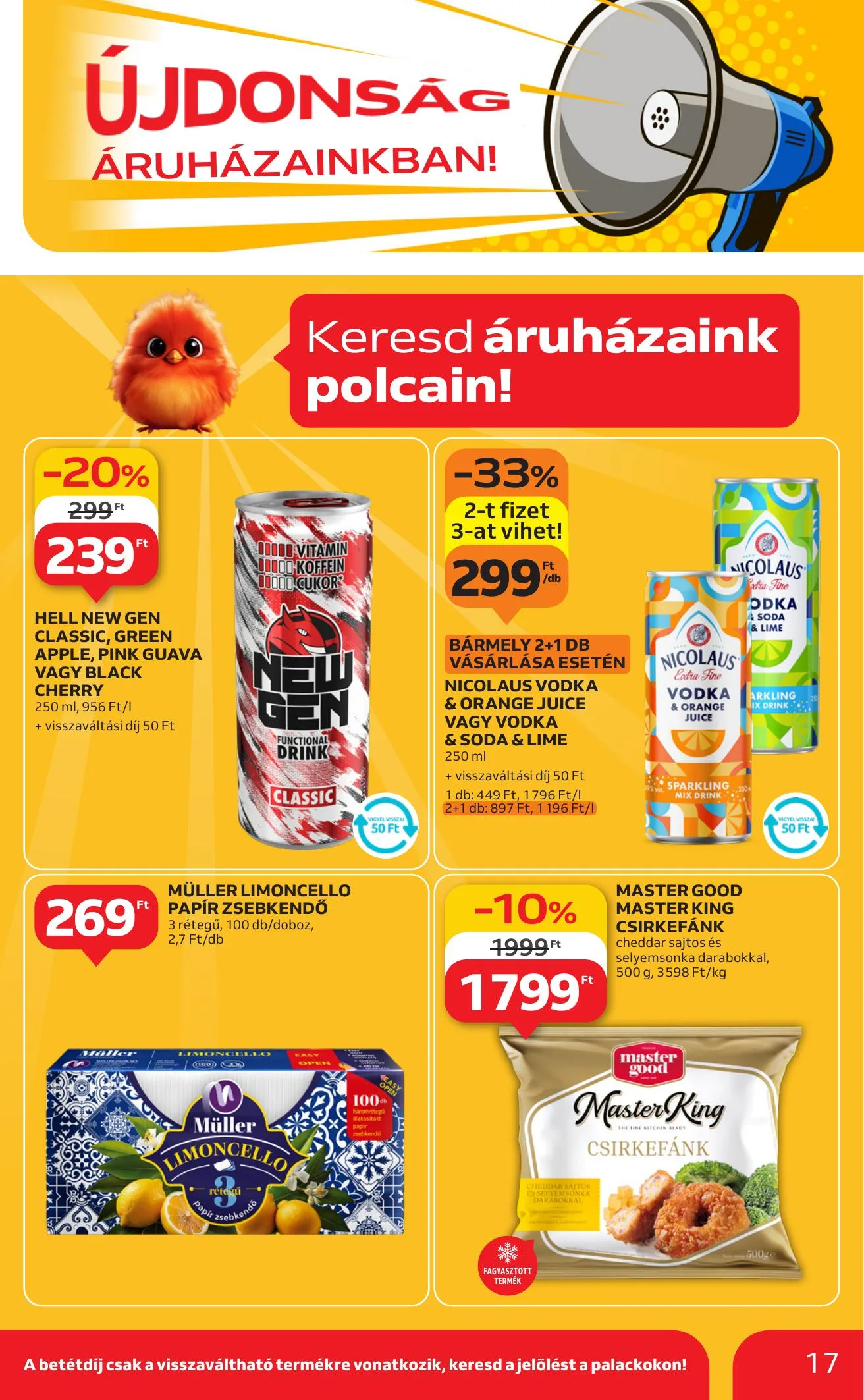 Auchan akciós újság Hipermarket 08.07–08.13 – 17. oldal