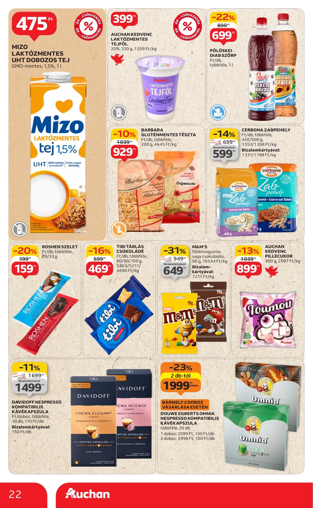 Auchan akciós újság Hipermarket 08.07–08.13 – 22. oldal