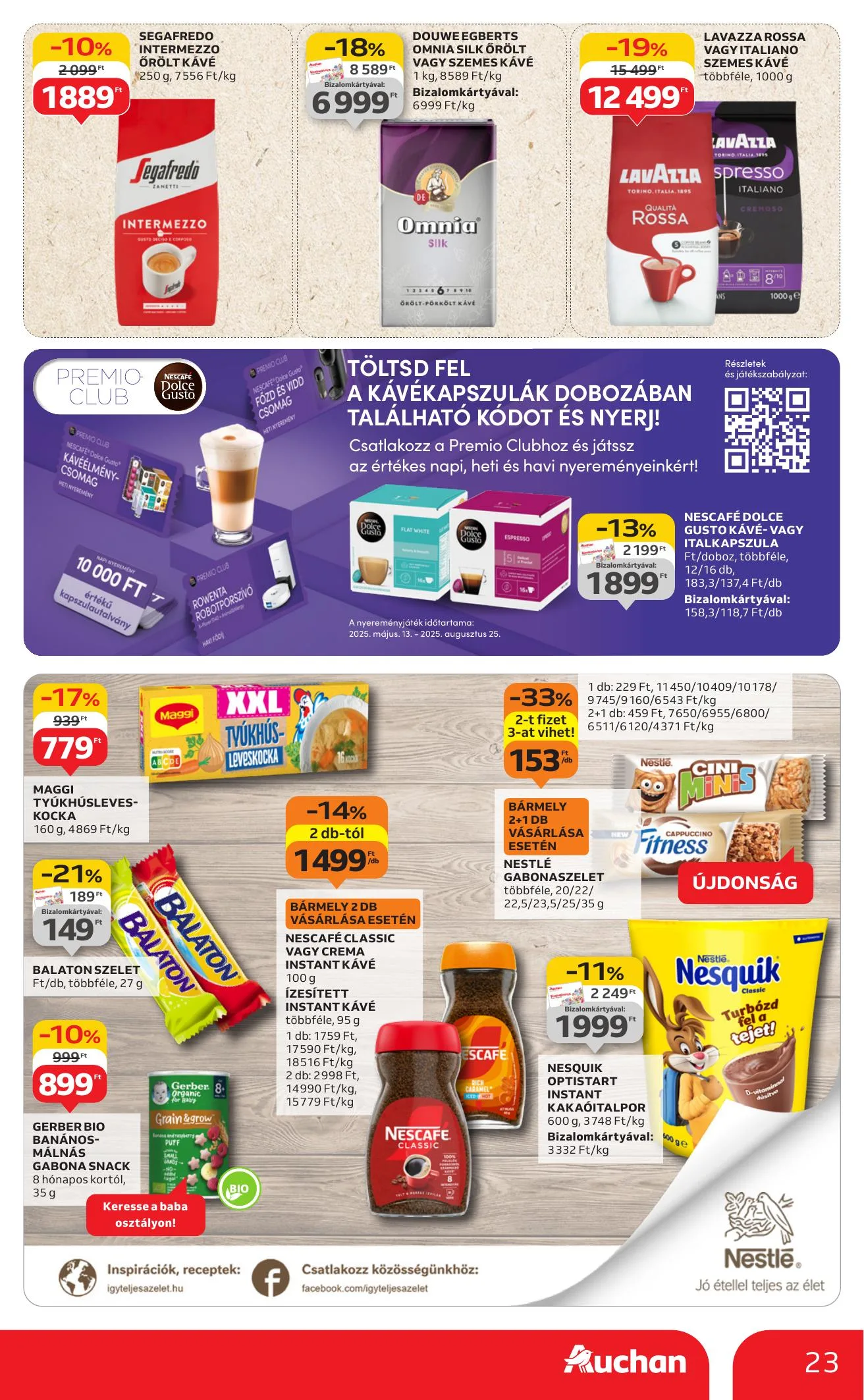 Auchan akciós újság Hipermarket 08.07–08.13 – 23. oldal