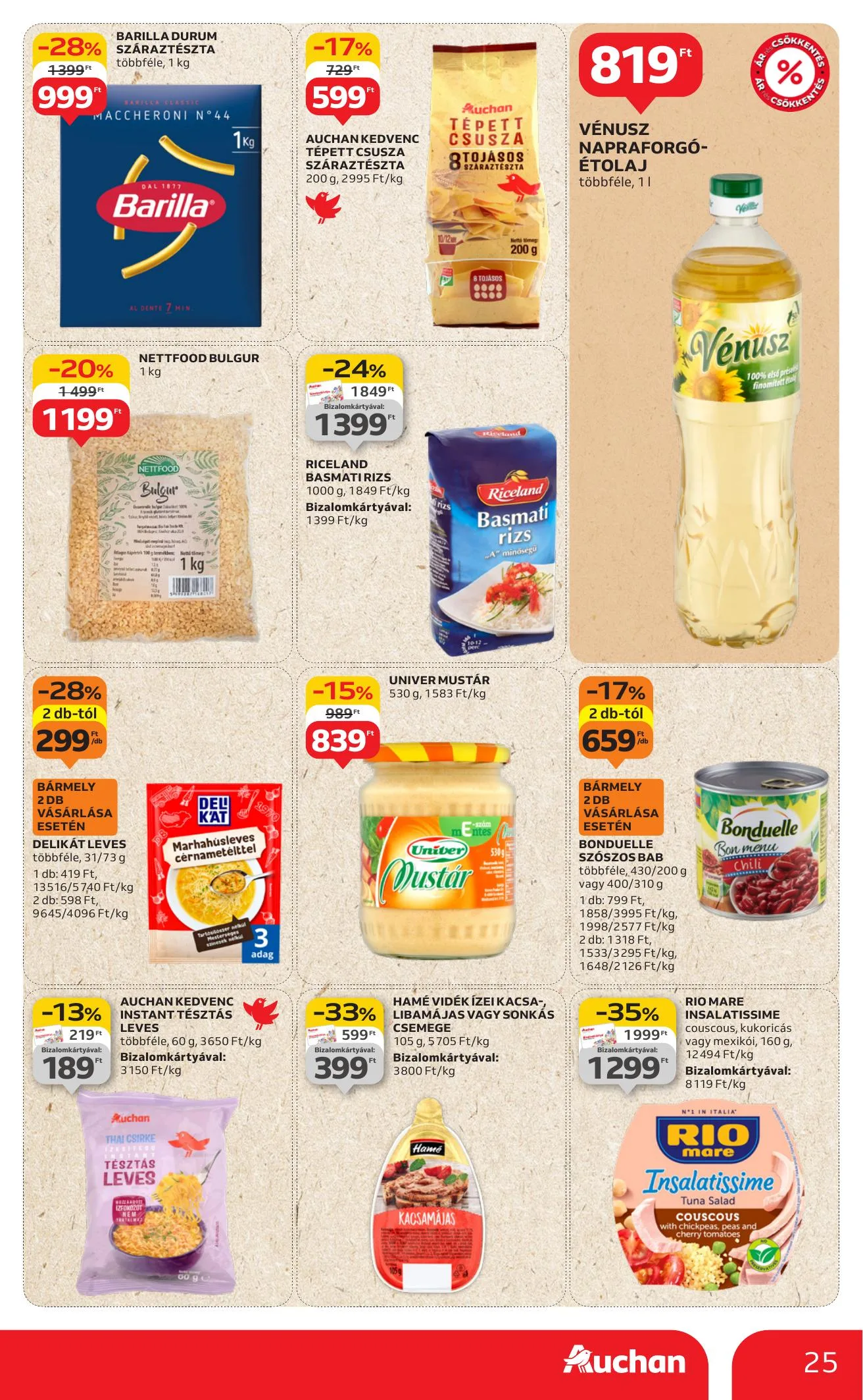 Auchan akciós újság Hipermarket 08.07–08.13 – 25. oldal