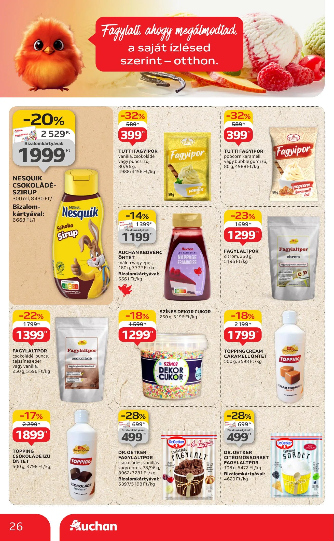 Auchan akciós újság Hipermarket 08.07–08.13 – 26. oldal