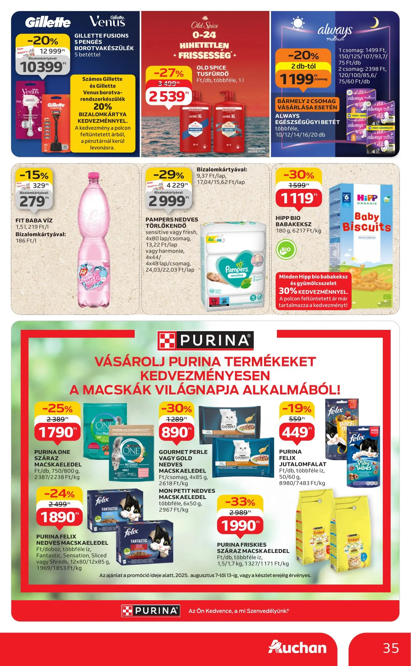 Auchan akciós újság Hipermarket 08.07–08.13 – 35. oldal