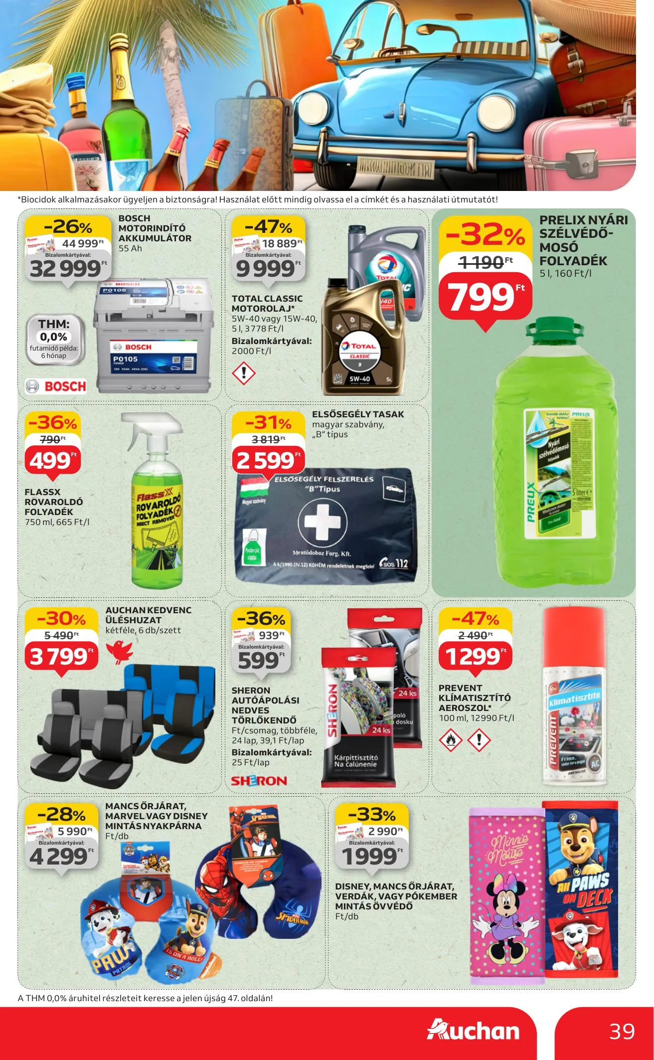Auchan akciós újság Hipermarket 08.07–08.13 – 39. oldal