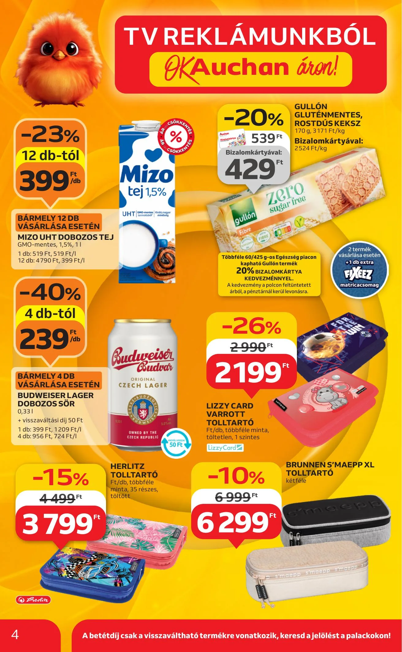Auchan akciós újság Hipermarket 08.07–08.13 – 4. oldal