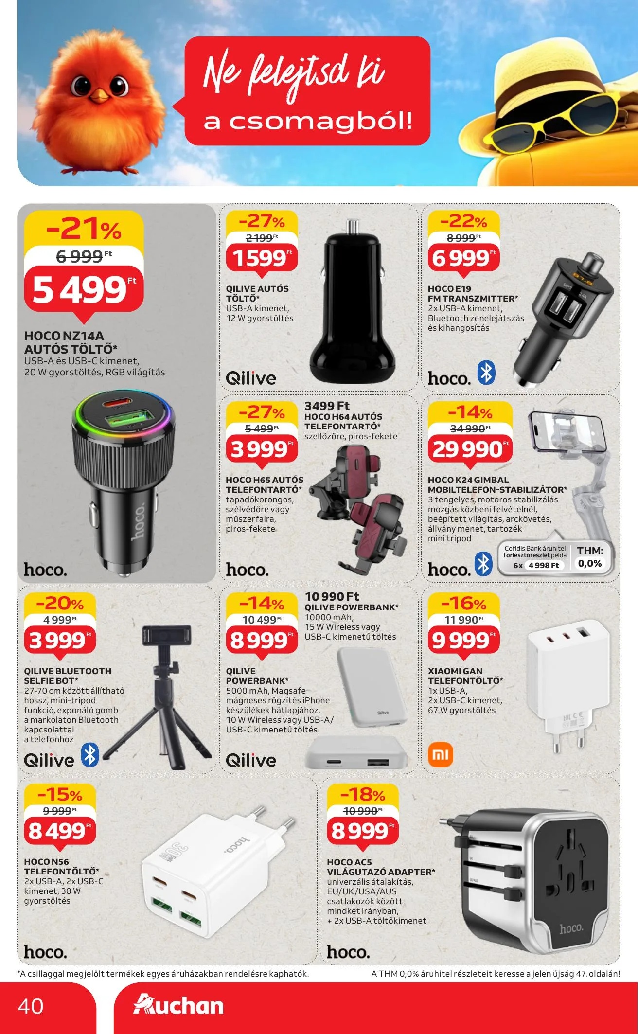 Auchan akciós újság Hipermarket 08.07–08.13 – 40. oldal