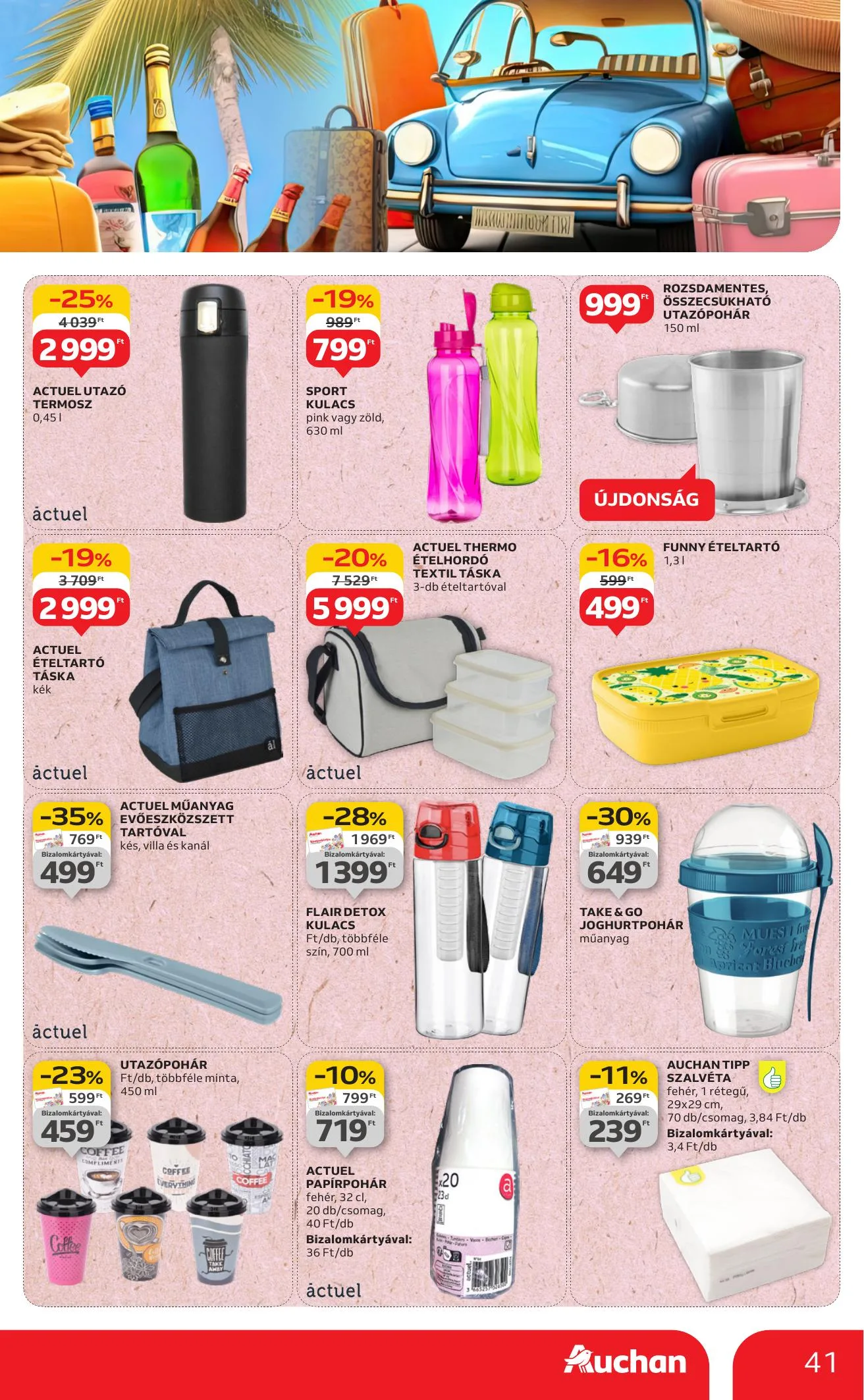 Auchan akciós újság Hipermarket 08.07–08.13 – 41. oldal