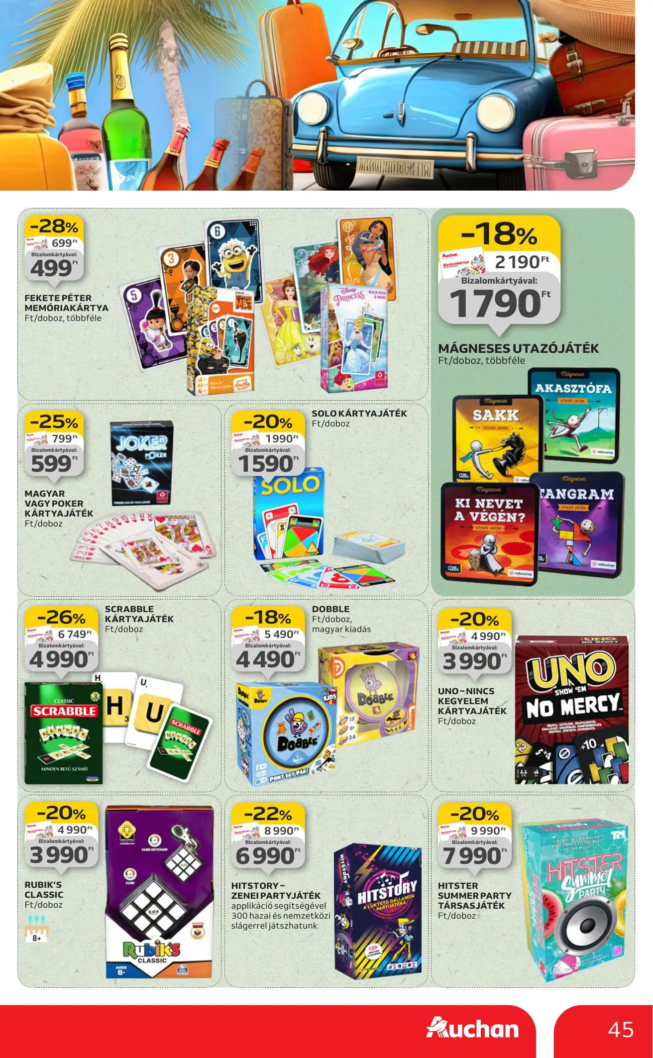 Auchan akciós újság Hipermarket 08.07–08.13 – 45. oldal
