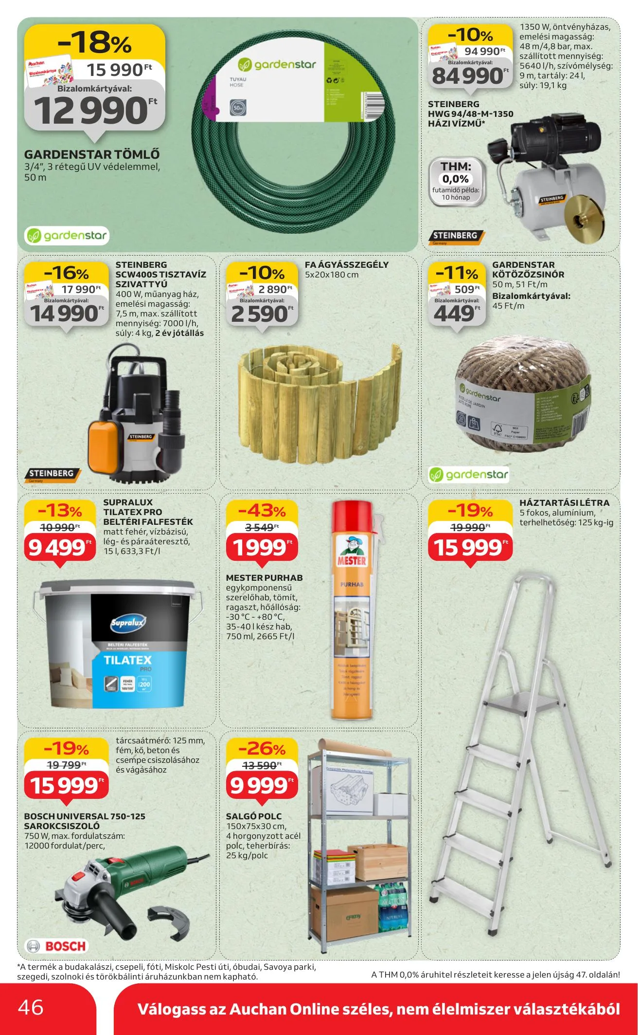 Auchan akciós újság Hipermarket 08.07–08.13 – 46. oldal