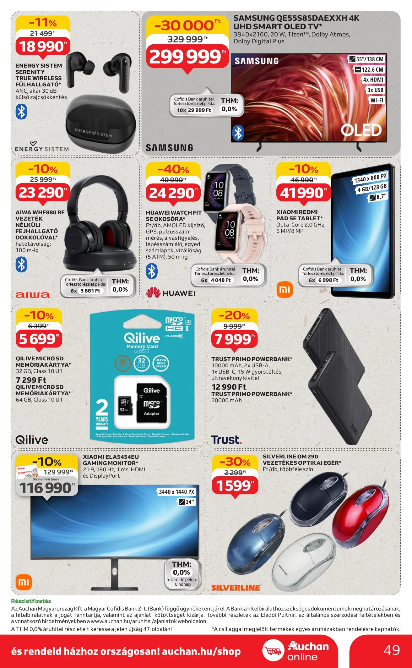 Auchan akciós újság Hipermarket 08.07–08.13 – 49. oldal