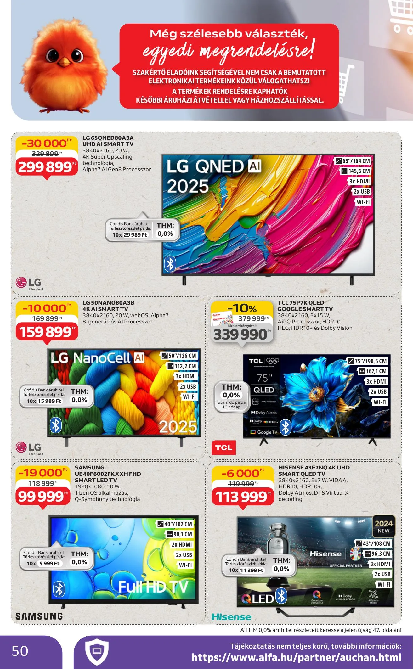 Auchan akciós újság Hipermarket 08.07–08.13 – 50. oldal