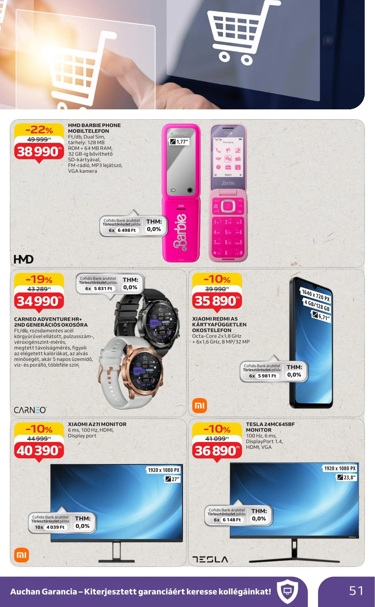 Auchan akciós újság Hipermarket 08.07–08.13 – 51. oldal