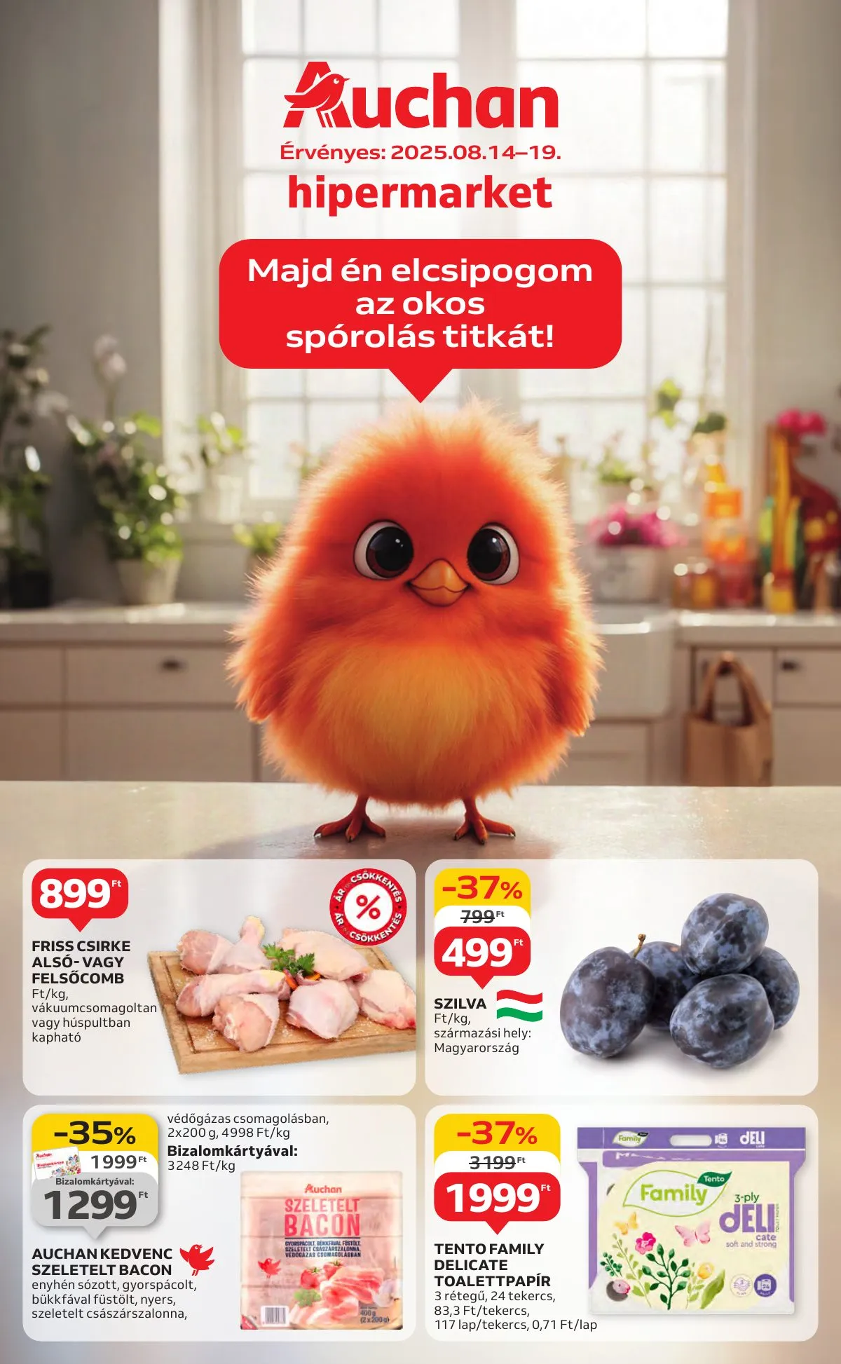 Auchan akciós újság Hipermarket 08.14–08.19
