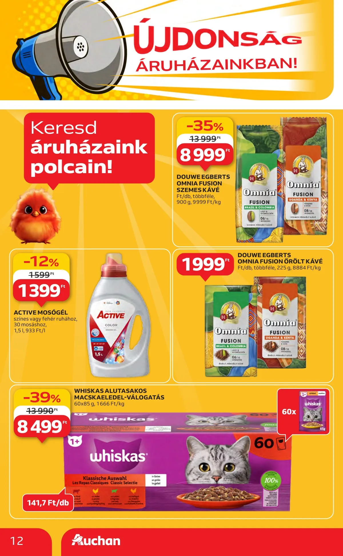 Auchan akciós újság Hipermarket 08.14–08.19 – 12. oldal