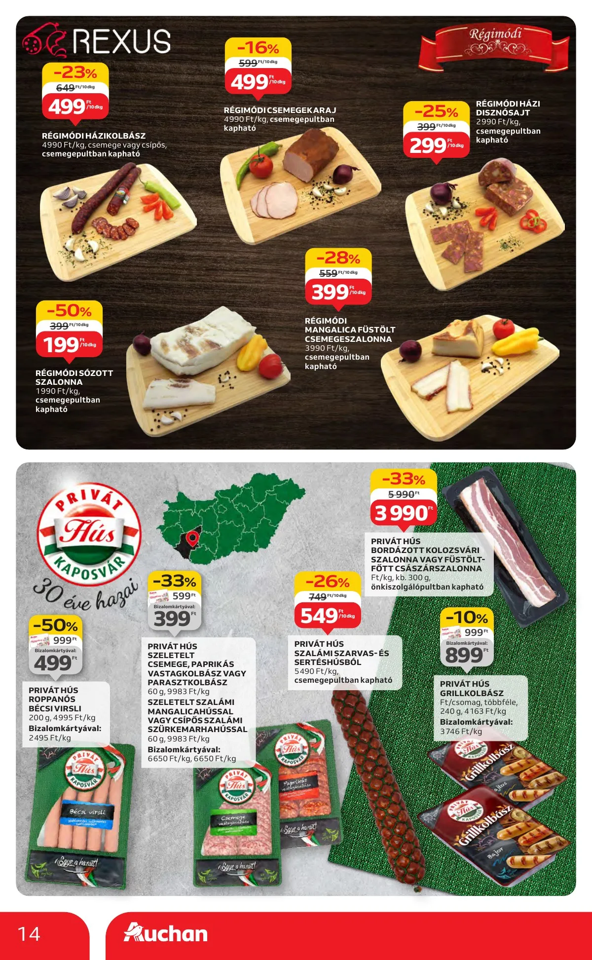 Auchan akciós újság Hipermarket 08.14–08.19 – 14. oldal