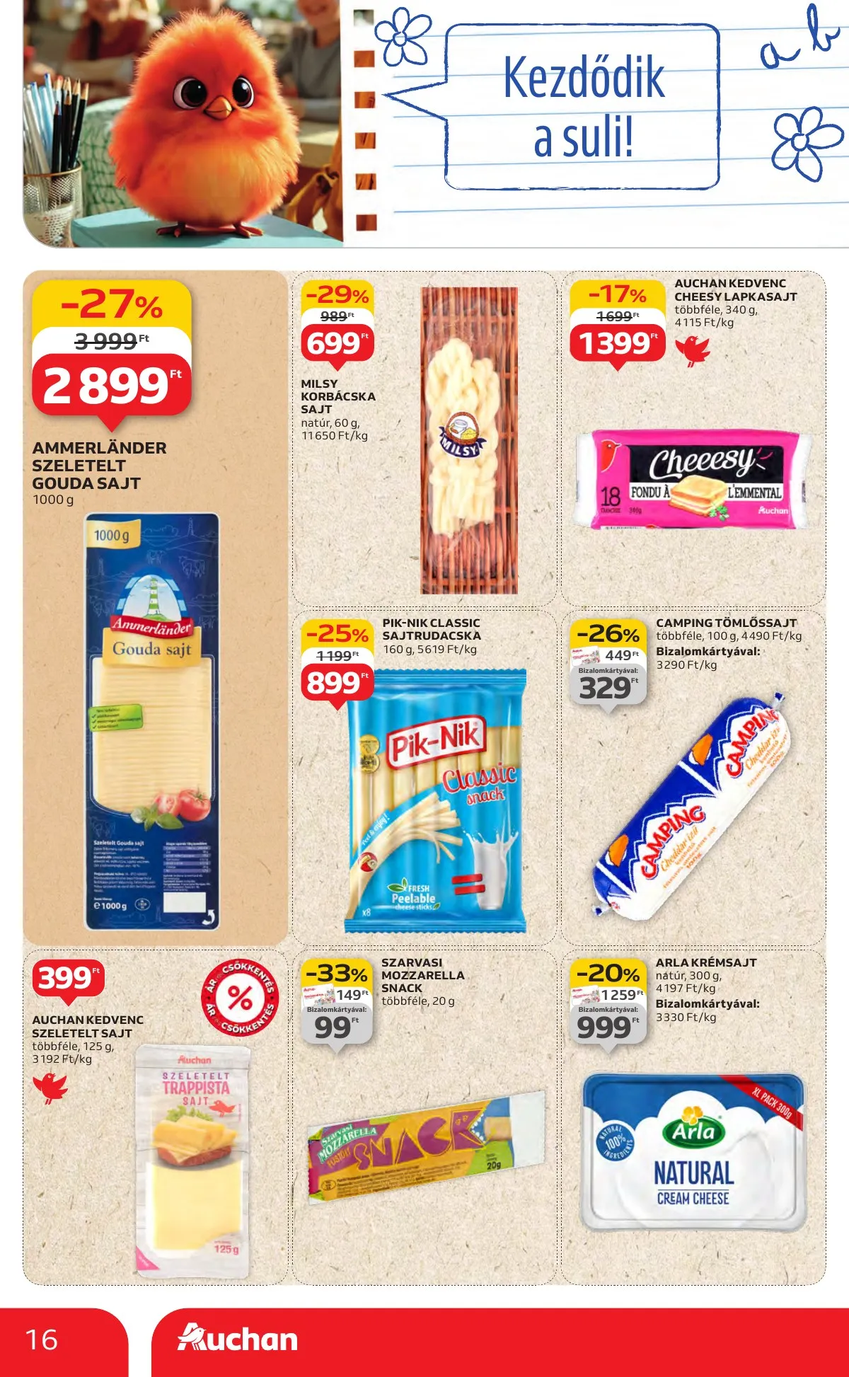 Auchan akciós újság Hipermarket 08.14–08.19 – 16. oldal