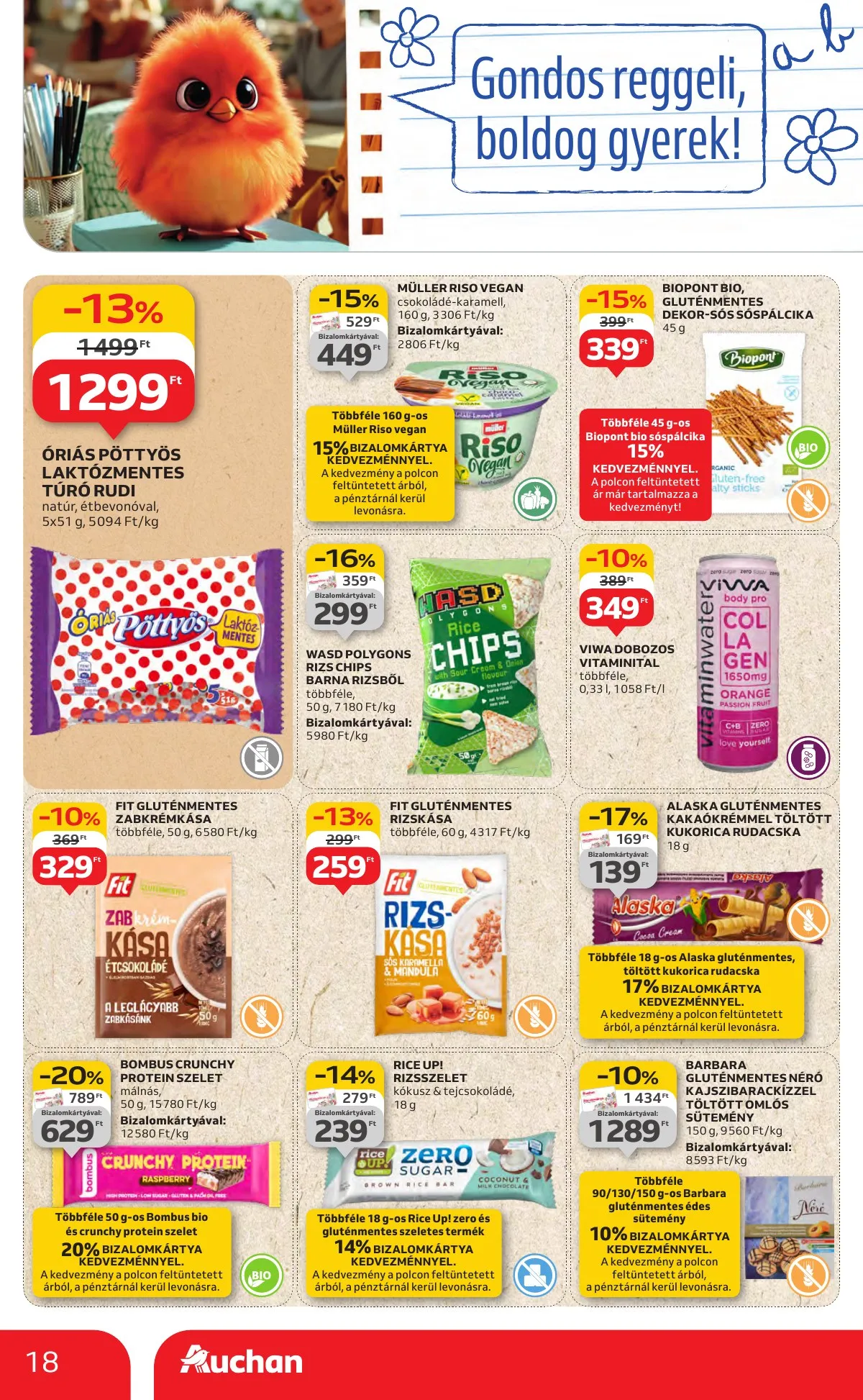 Auchan akciós újság Hipermarket 08.14–08.19 – 18. oldal
