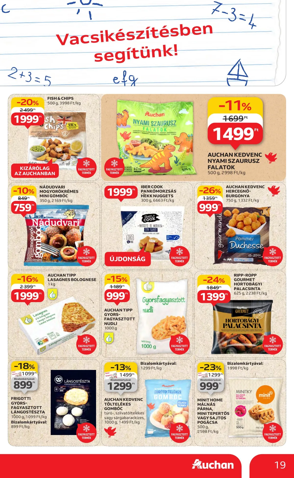 Auchan akciós újság Hipermarket 08.14–08.19 – 19. oldal