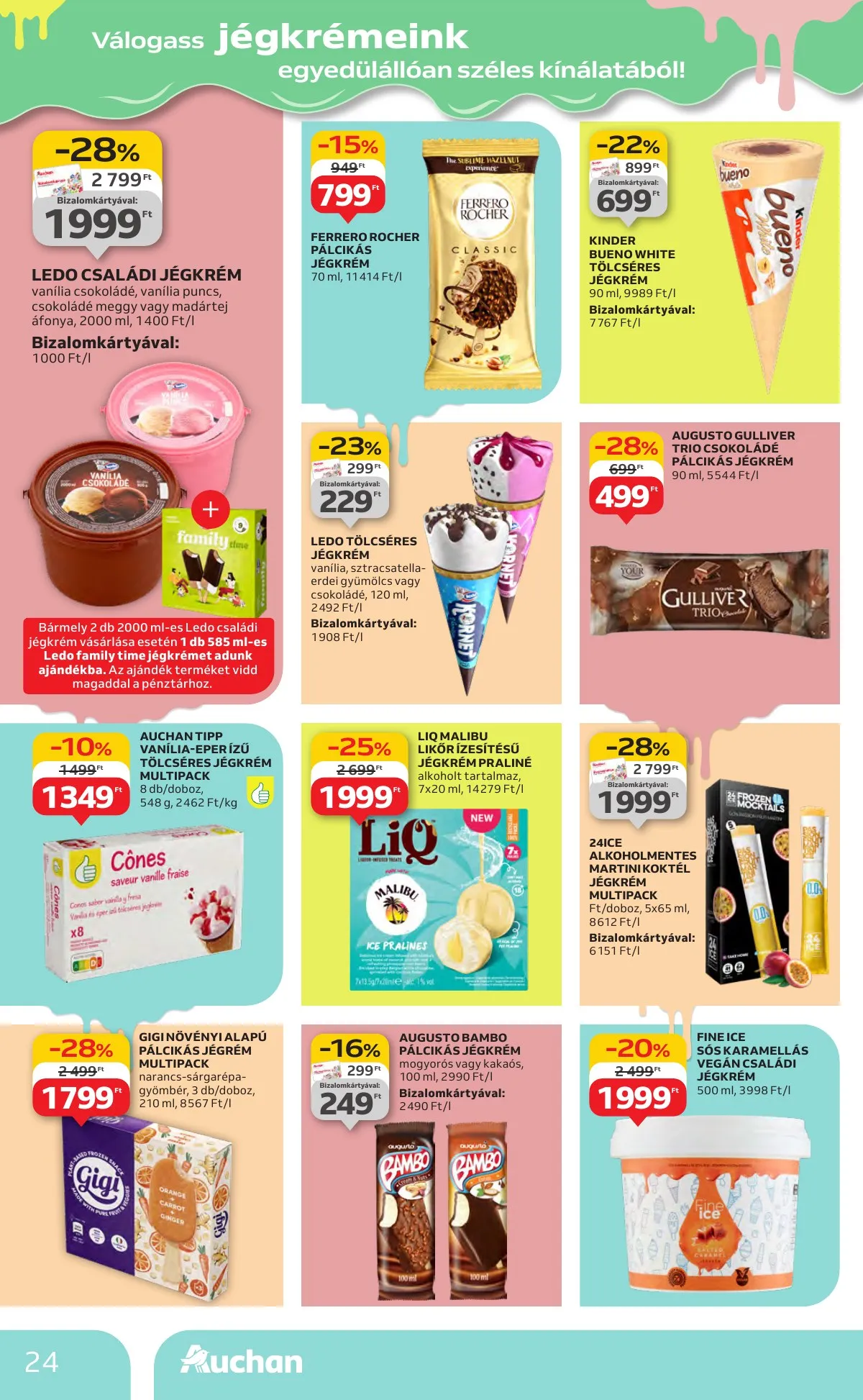 Auchan akciós újság Hipermarket 08.14–08.19 – 24. oldal