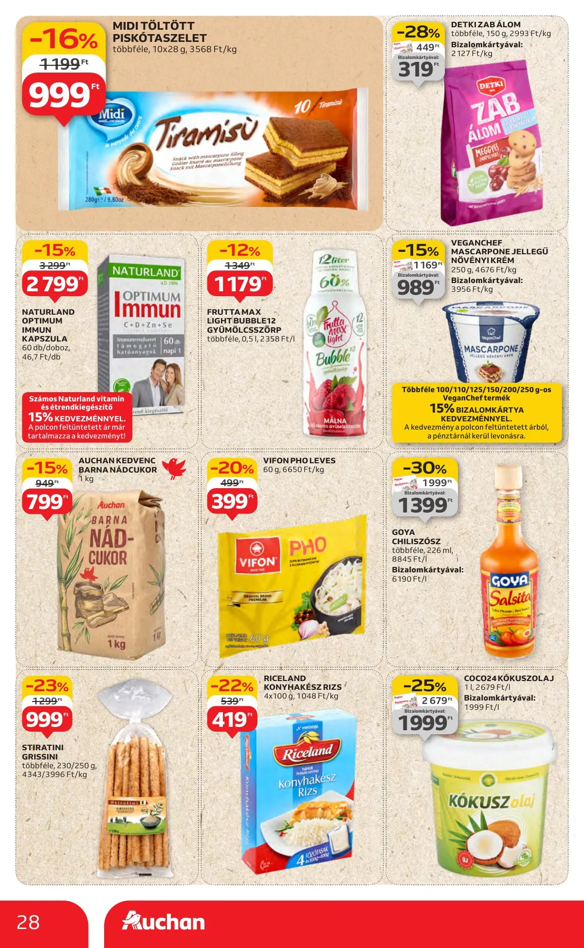 Auchan akciós újság Hipermarket 08.14–08.19 – 28. oldal