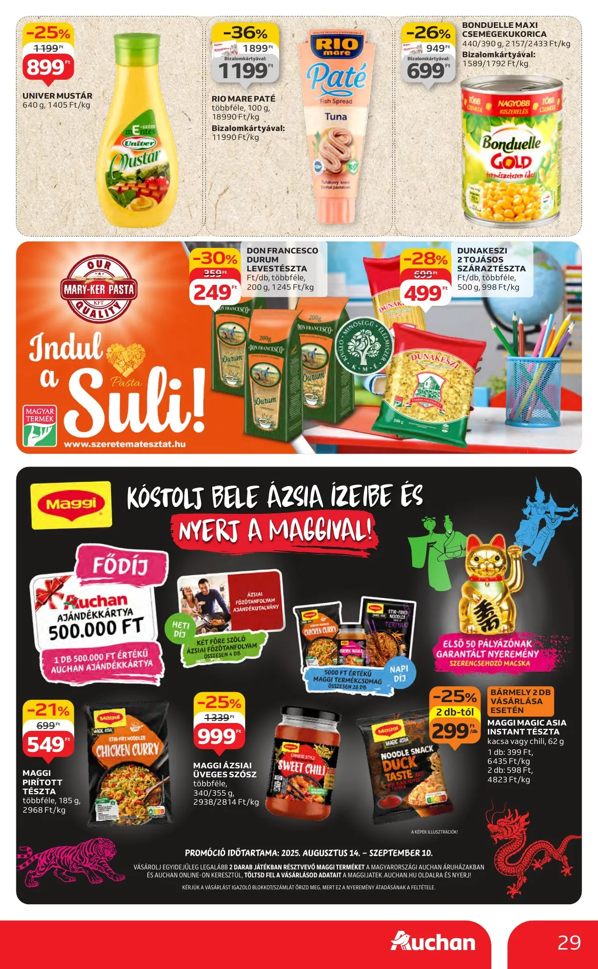 Auchan akciós újság Hipermarket 08.14–08.19 – 29. oldal