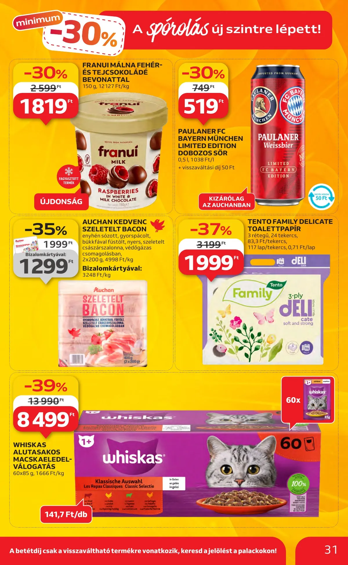 Auchan akciós újság Hipermarket 08.14–08.19 – 31. oldal