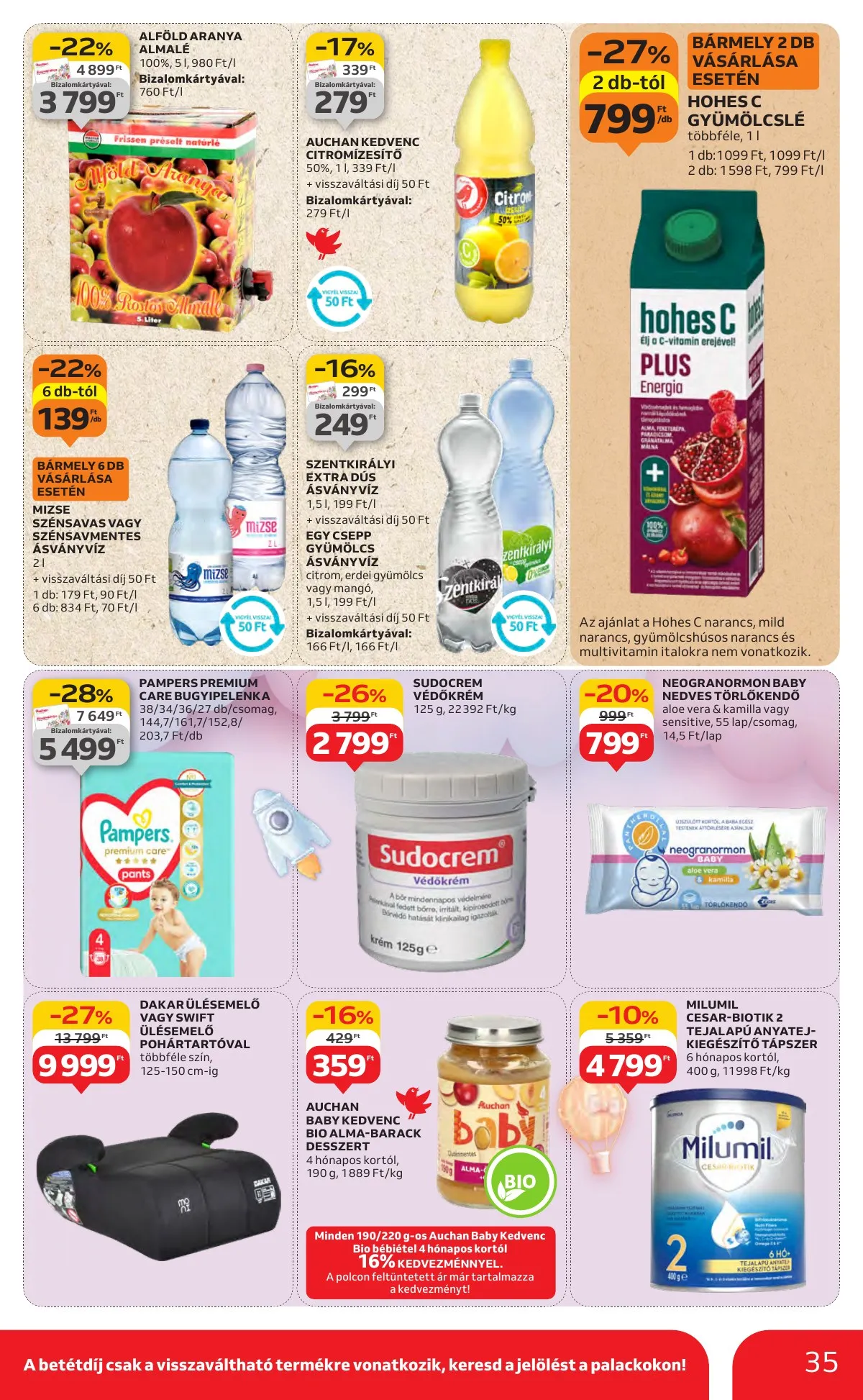 Auchan akciós újság Hipermarket 08.14–08.19 – 35. oldal