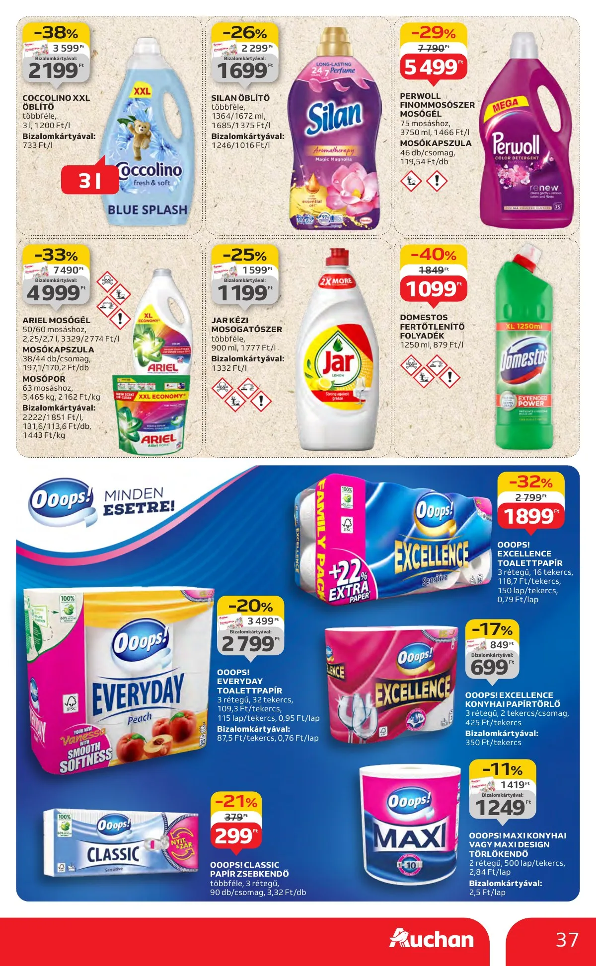 Auchan akciós újság Hipermarket 08.14–08.19 – 37. oldal