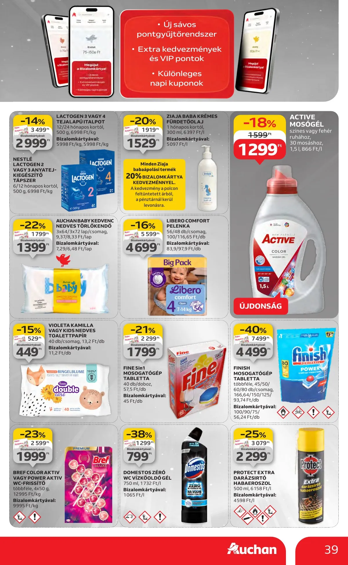 Auchan akciós újság Hipermarket 08.14–08.19 – 39. oldal
