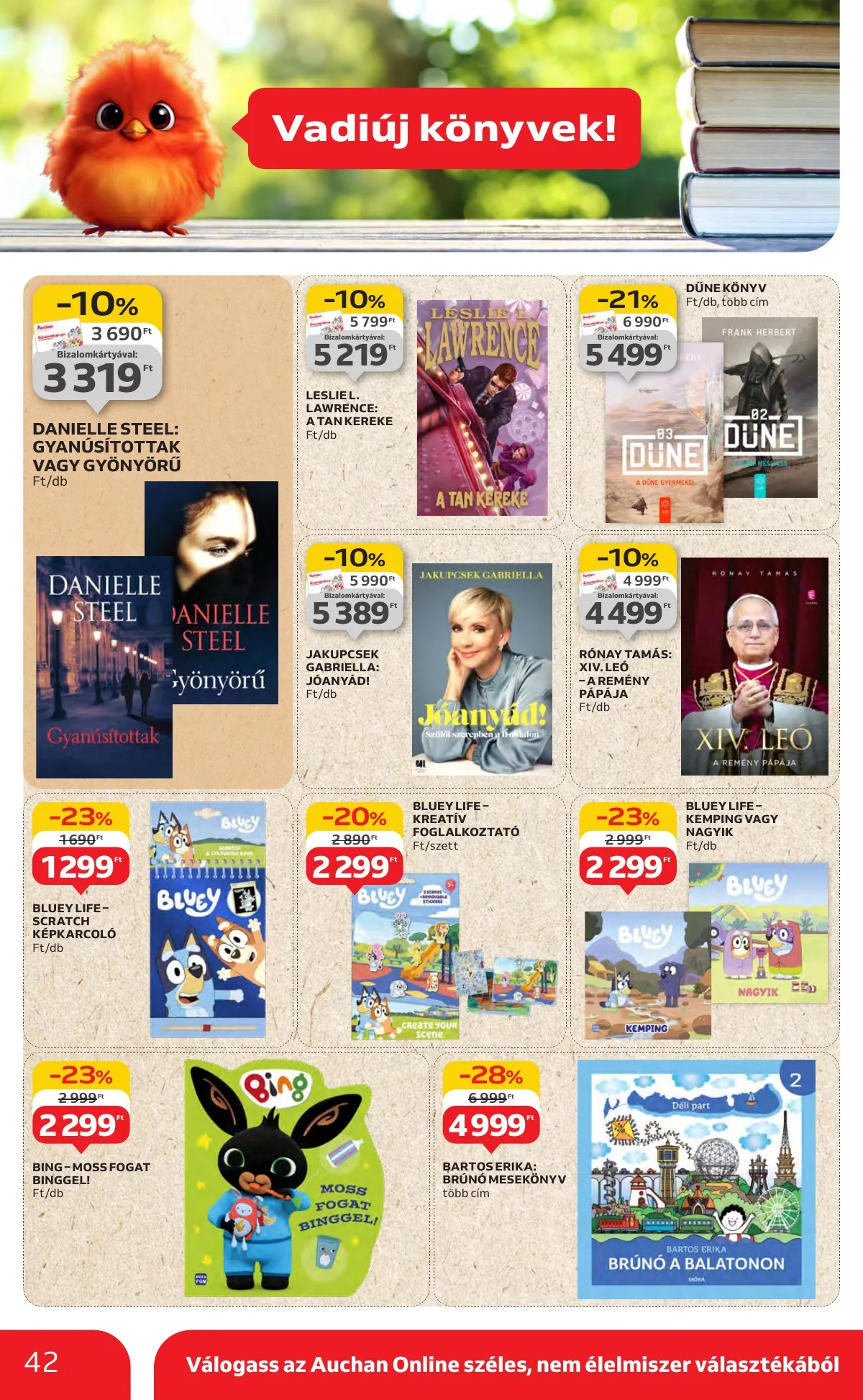 Auchan akciós újság Hipermarket 08.14–08.19 – 42. oldal