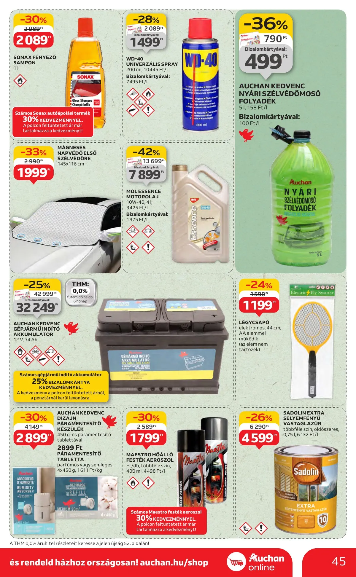 Auchan akciós újság Hipermarket 08.14–08.19 – 45. oldal
