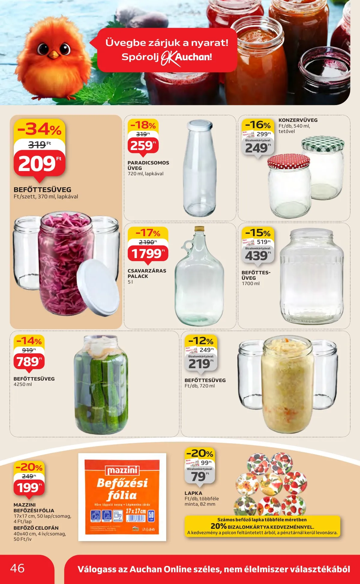 Auchan akciós újság Hipermarket 08.14–08.19 – 46. oldal