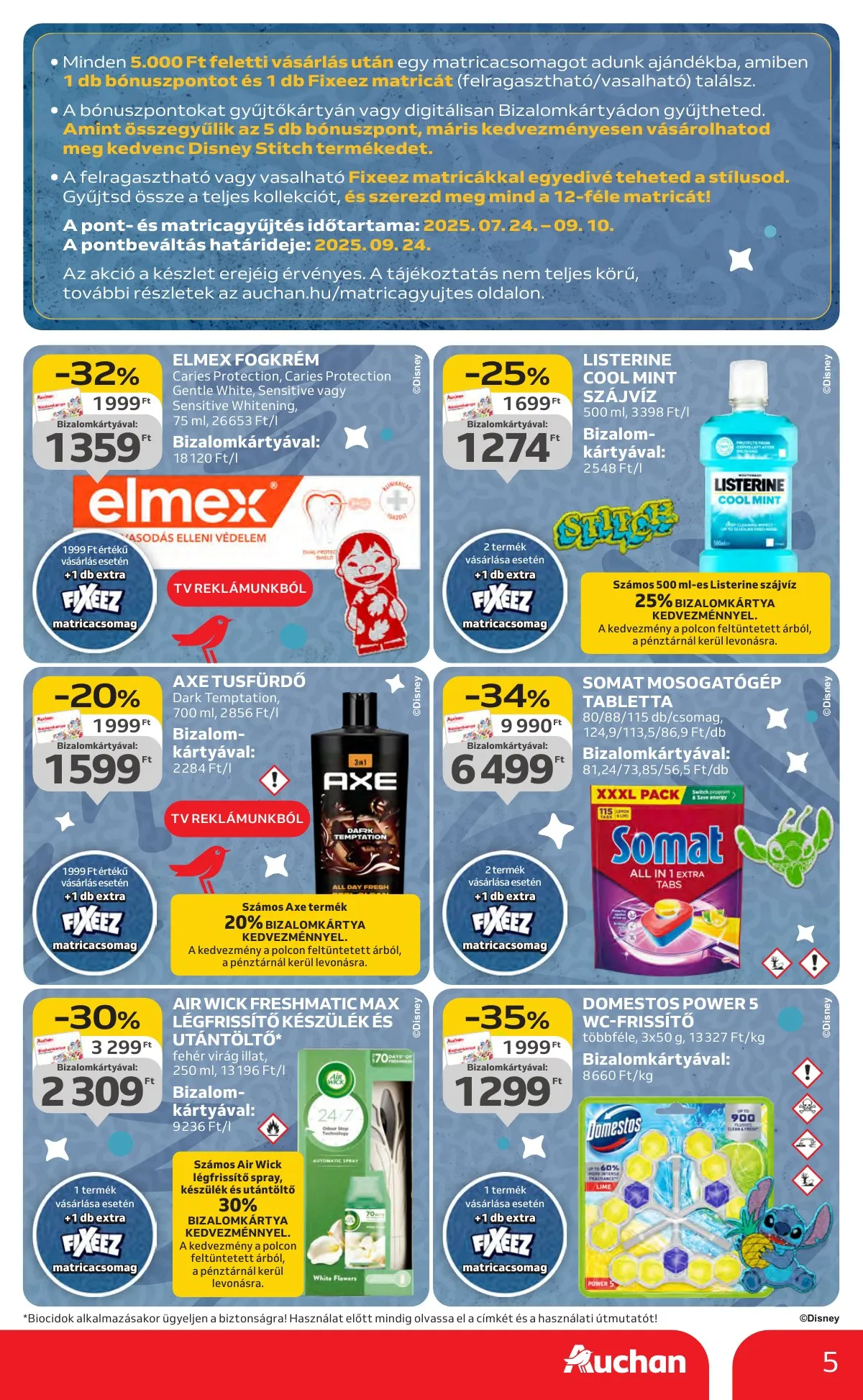 Auchan akciós újság Hipermarket 08.14–08.19 – 5. oldal