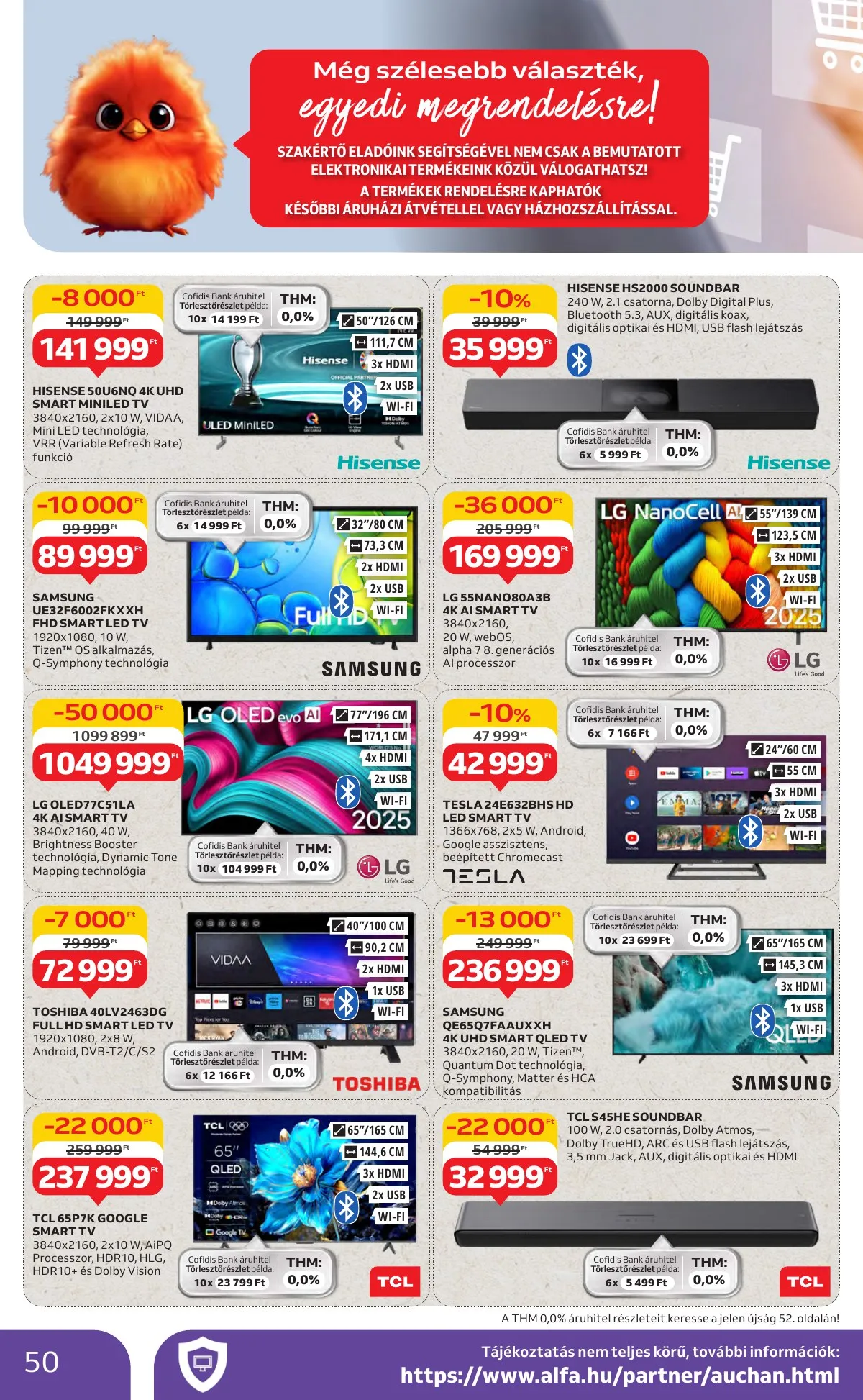 Auchan akciós újság Hipermarket 08.14–08.19 – 50. oldal