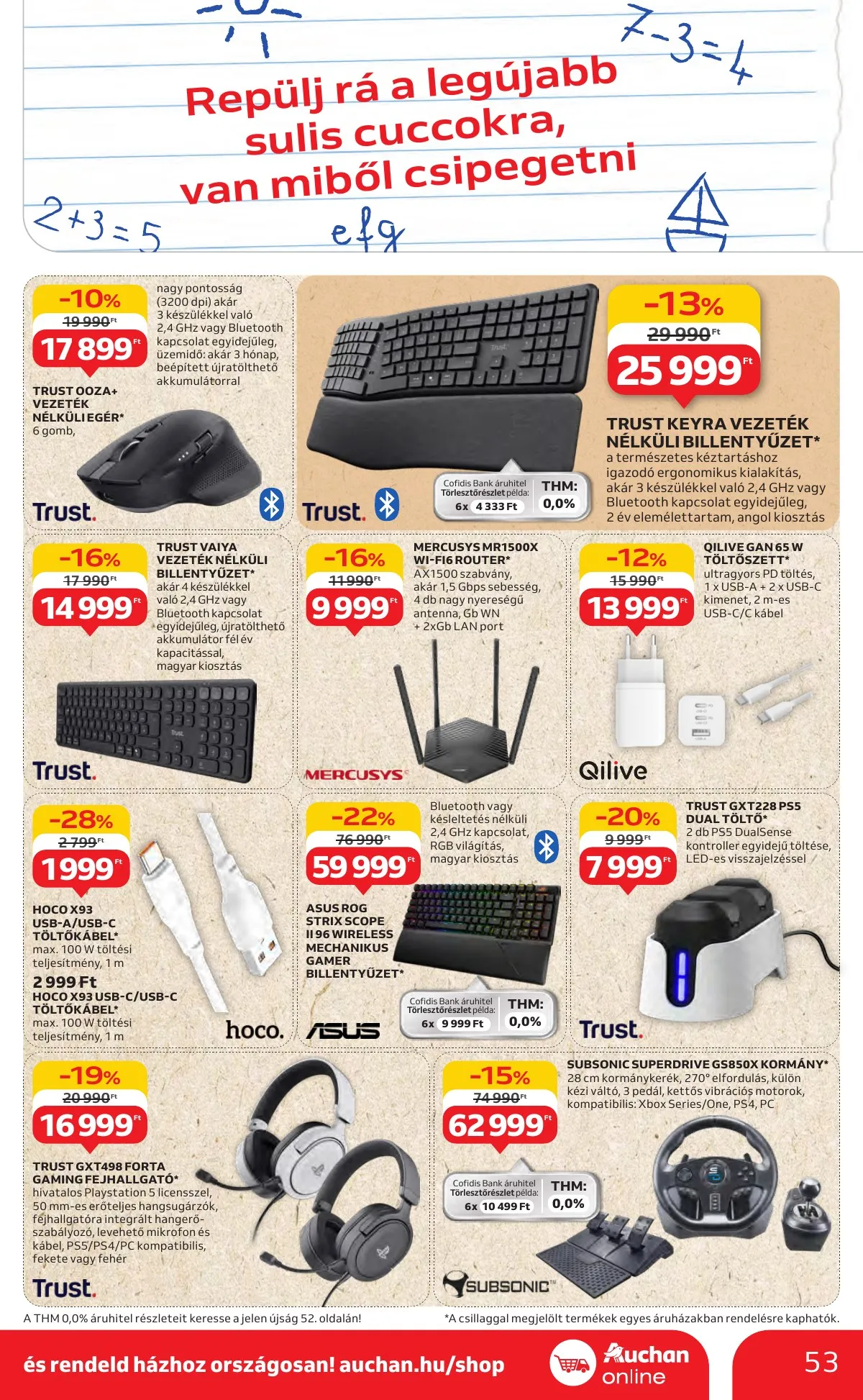 Auchan akciós újság Hipermarket 08.14–08.19 – 53. oldal