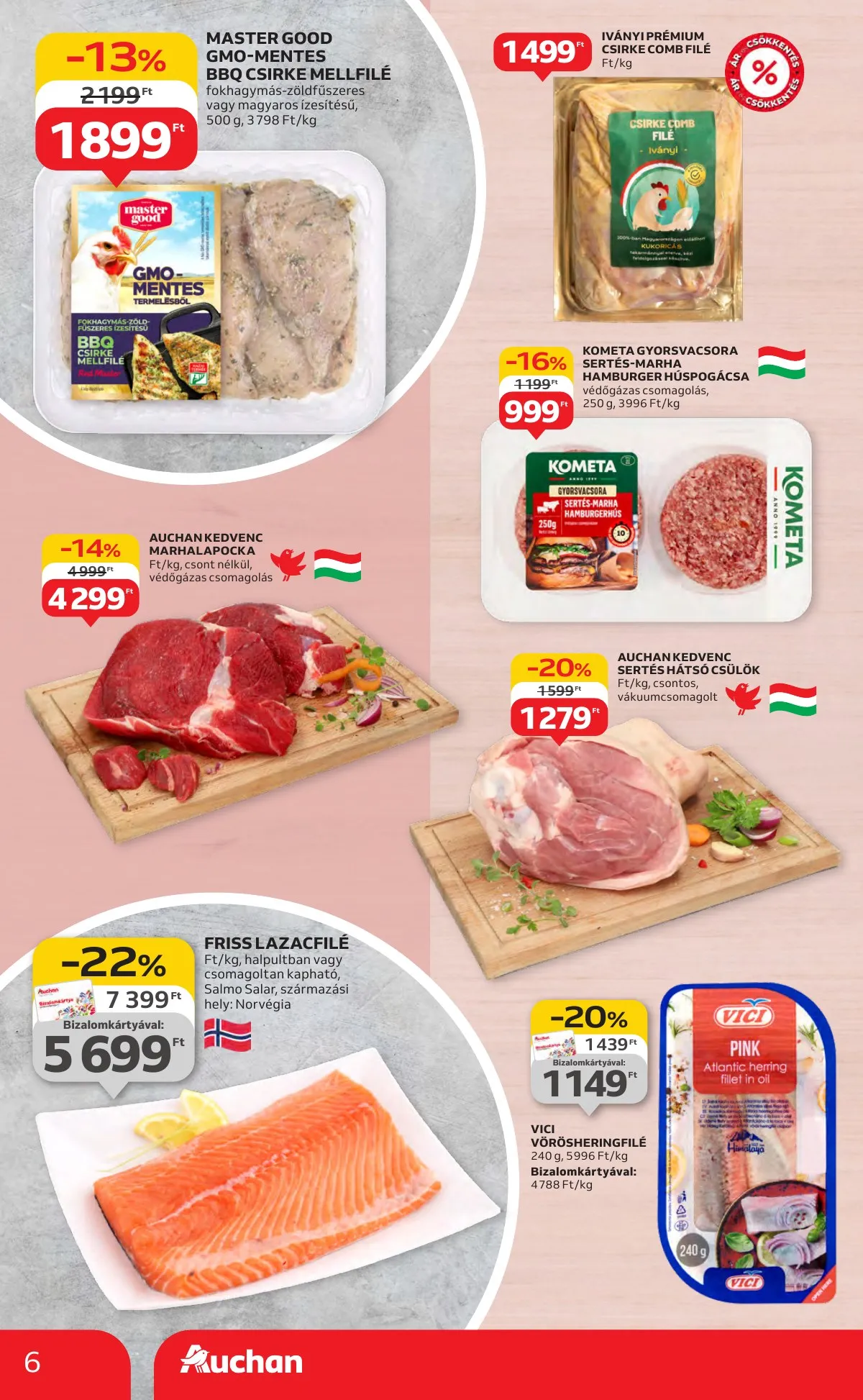 Auchan akciós újság Hipermarket 08.14–08.19 – 6. oldal