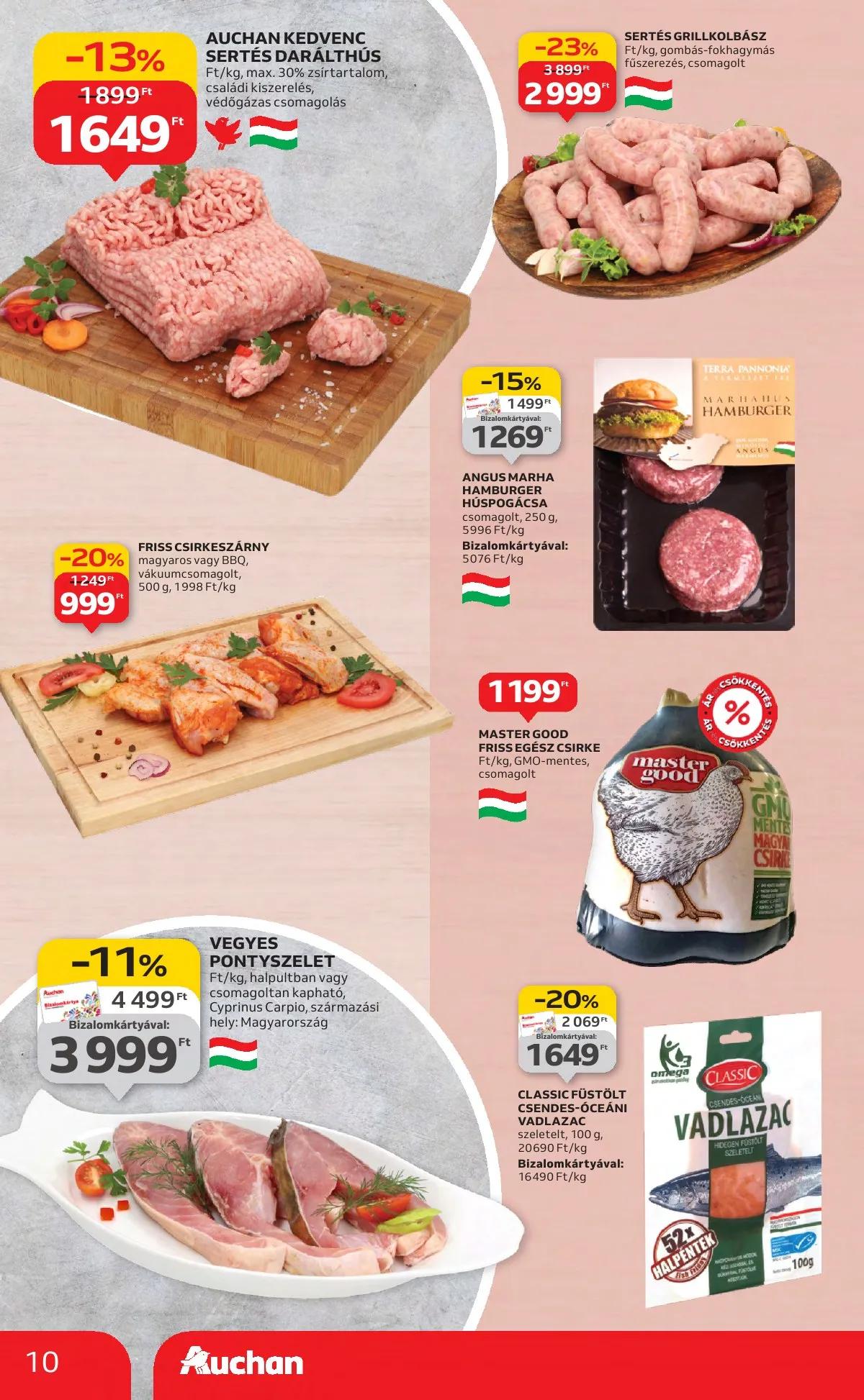 Auchan akciós újság Hipermarket 08.21–08.27 – 10. oldal