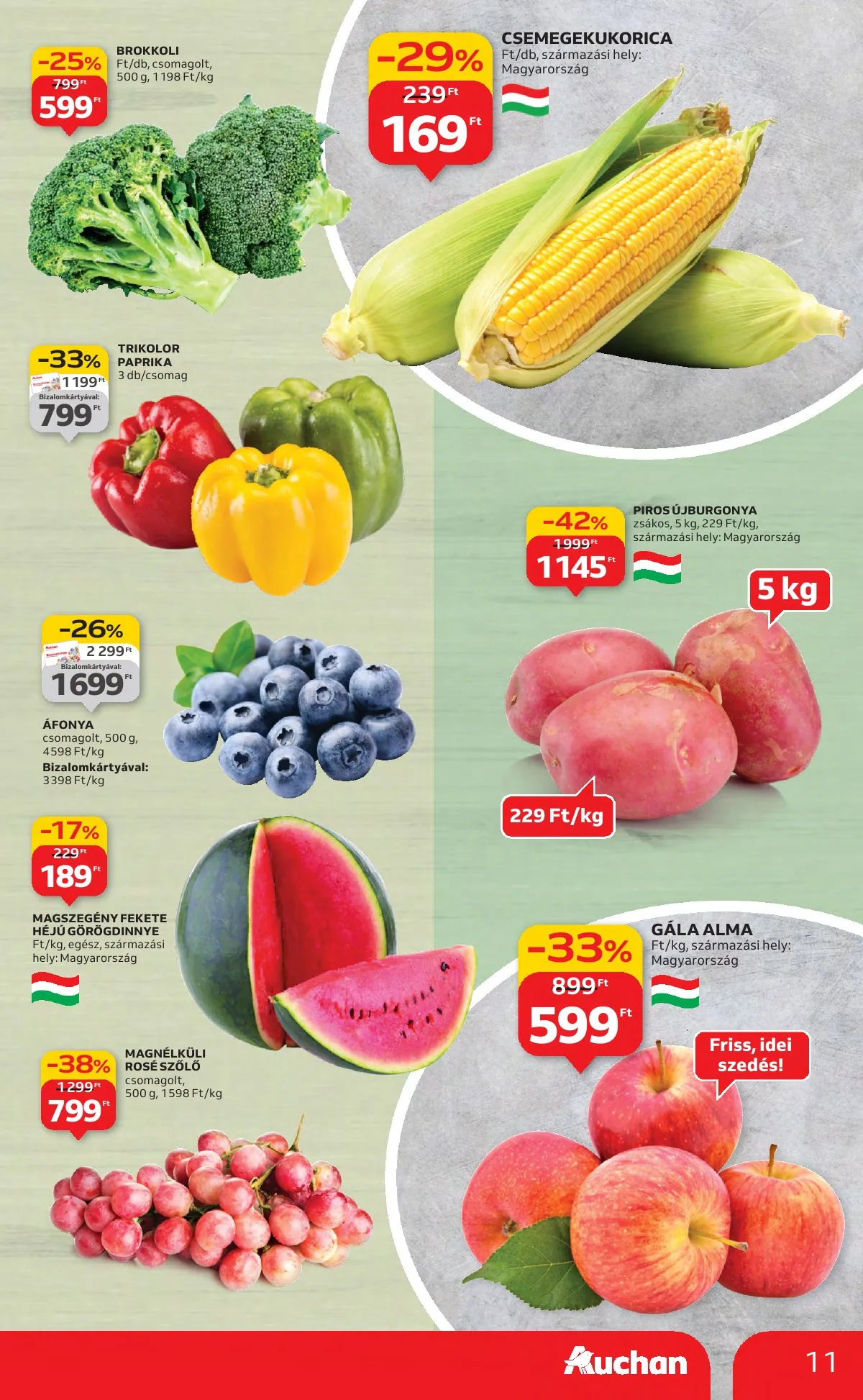 Auchan akciós újság Hipermarket 08.21–08.27 – 11. oldal