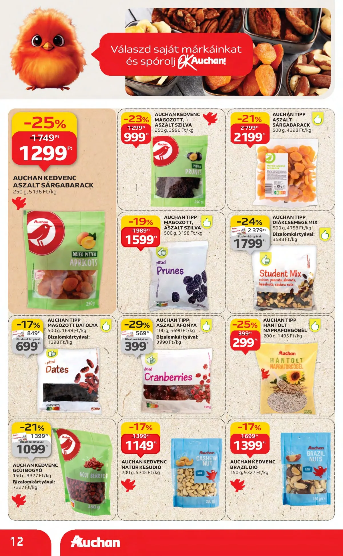 Auchan akciós újság Hipermarket 08.21–08.27 – 12. oldal