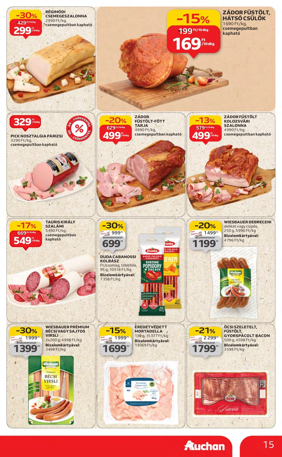 Auchan akciós újság Hipermarket 08.21–08.27 – 15. oldal