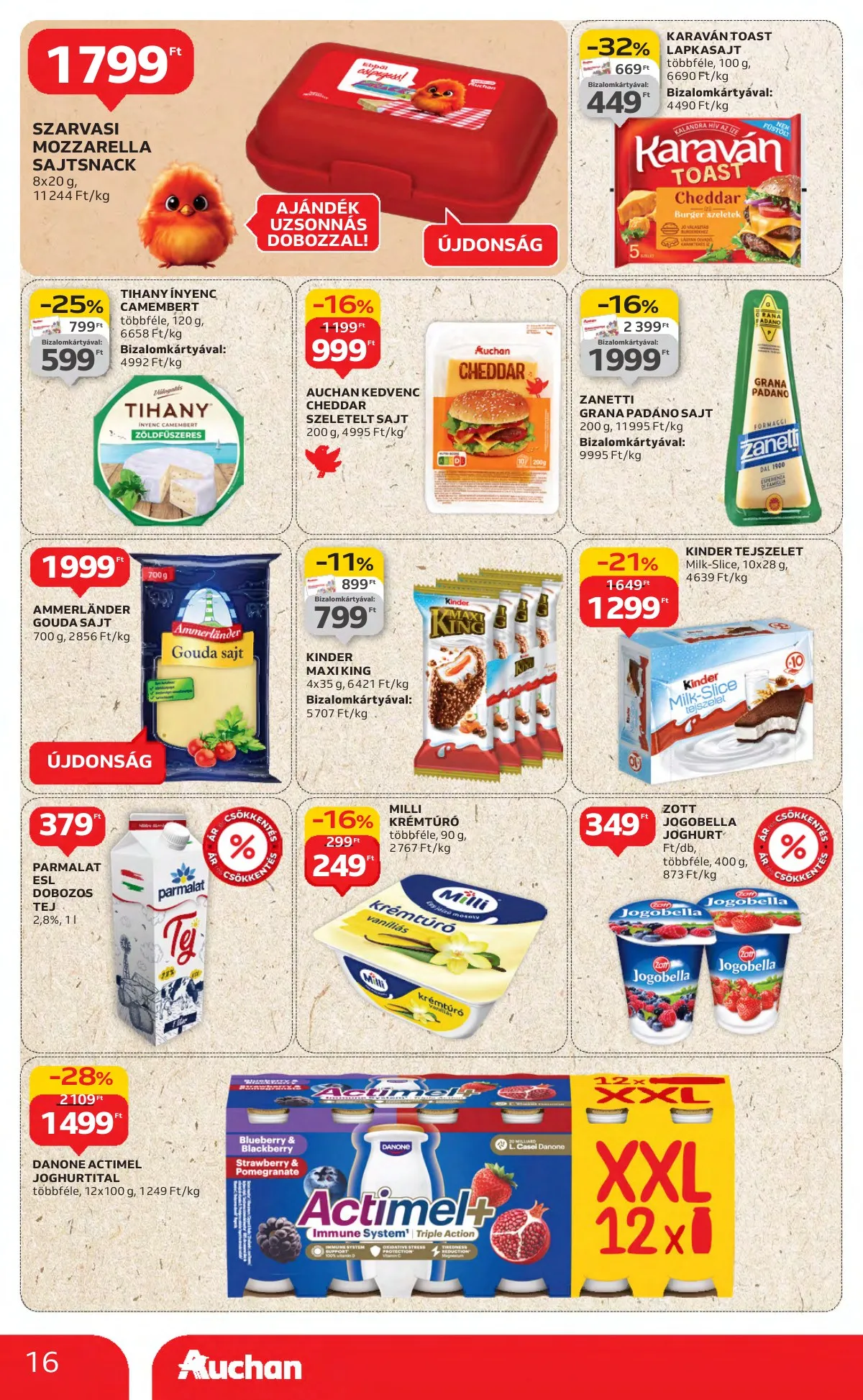 Auchan akciós újság Hipermarket 08.21–08.27 – 16. oldal