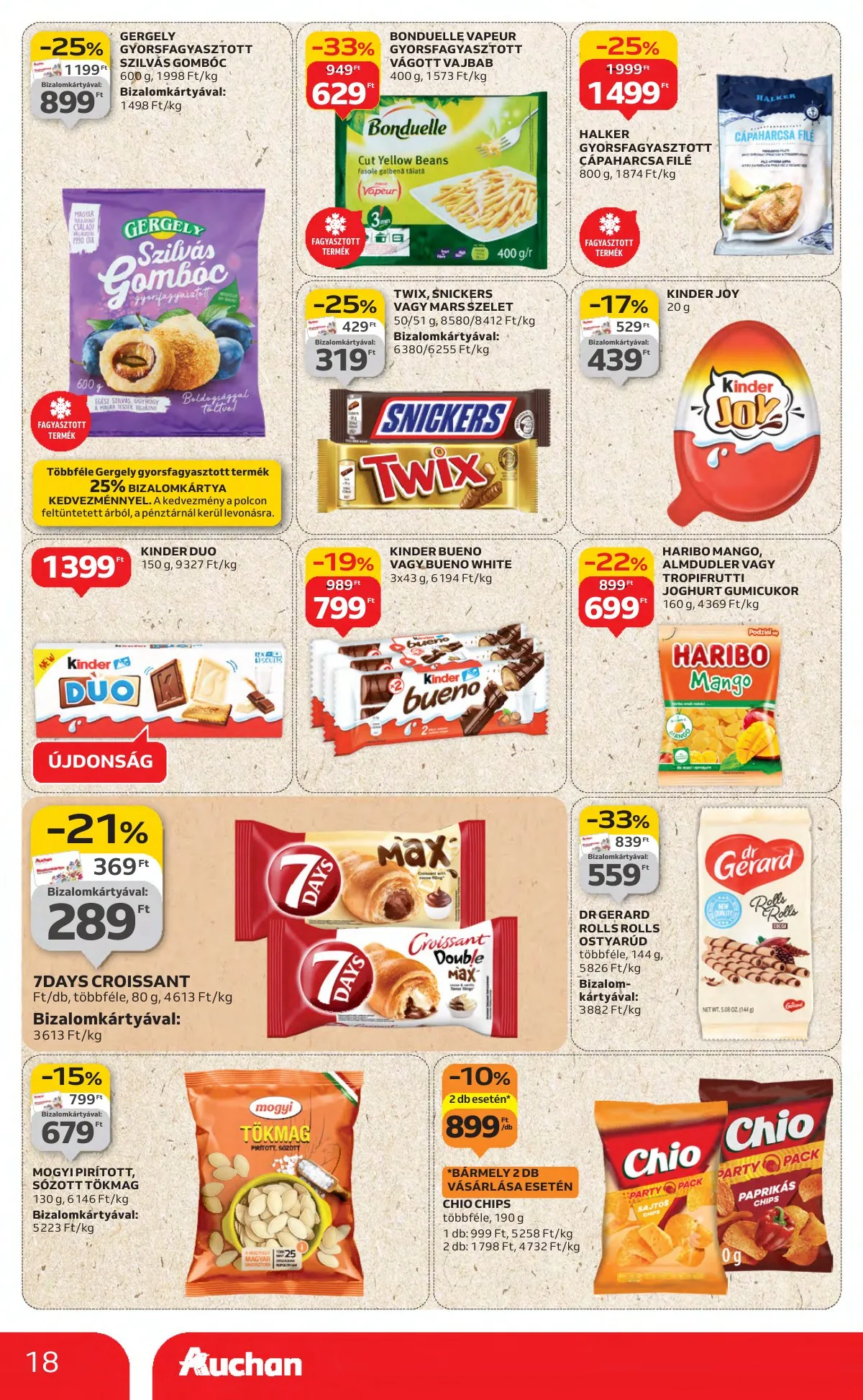 Auchan akciós újság Hipermarket 08.21–08.27 – 18. oldal