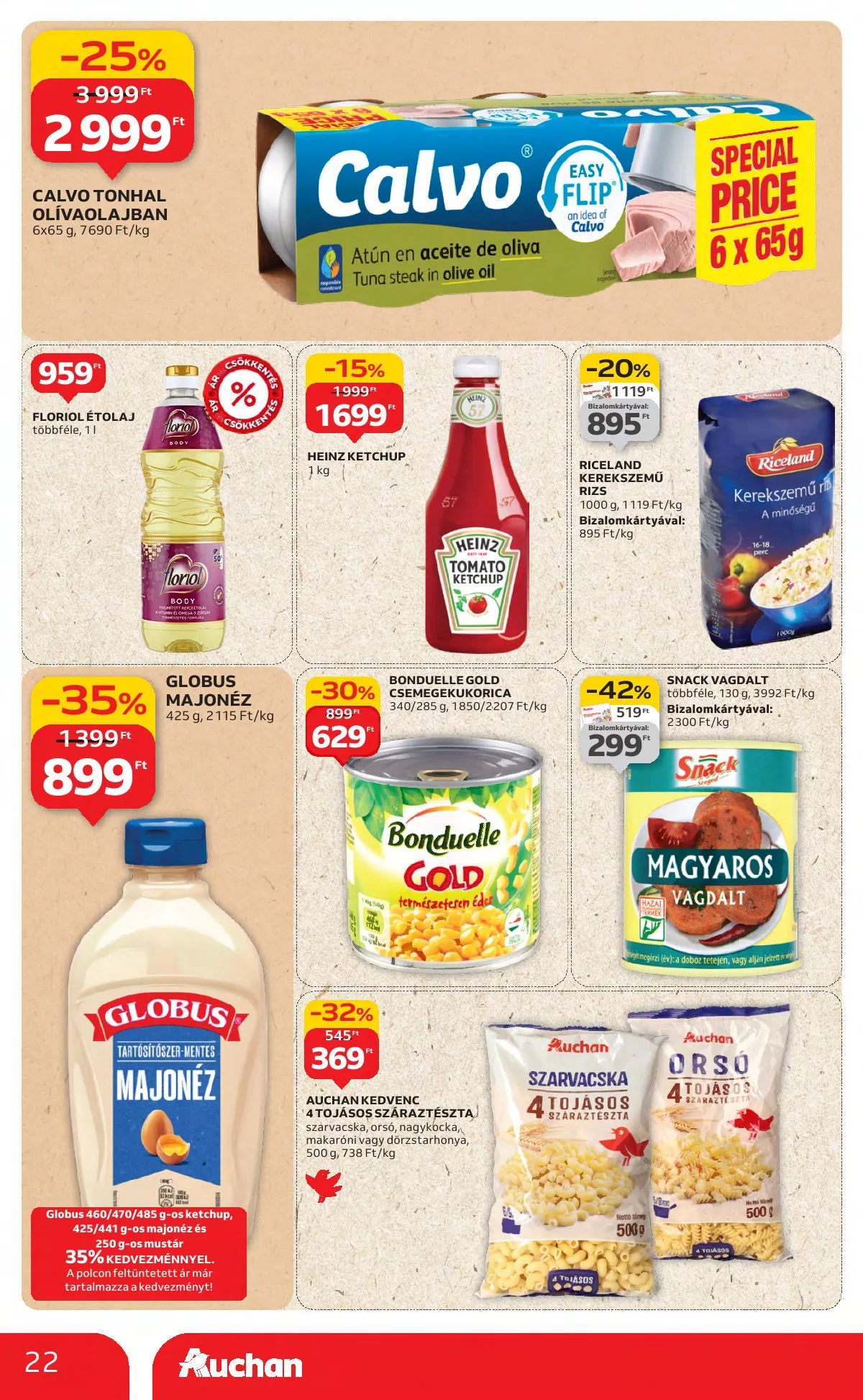 Auchan akciós újság Hipermarket 08.21–08.27 – 22. oldal