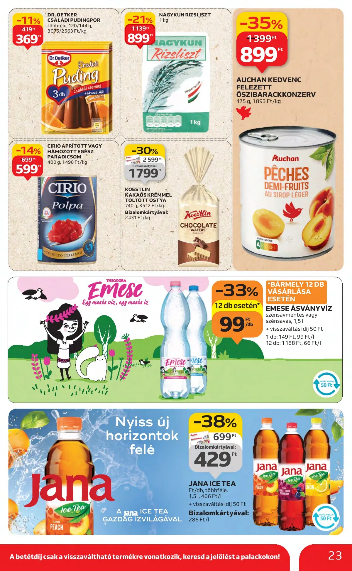 Auchan akciós újság Hipermarket 08.21–08.27 – 23. oldal