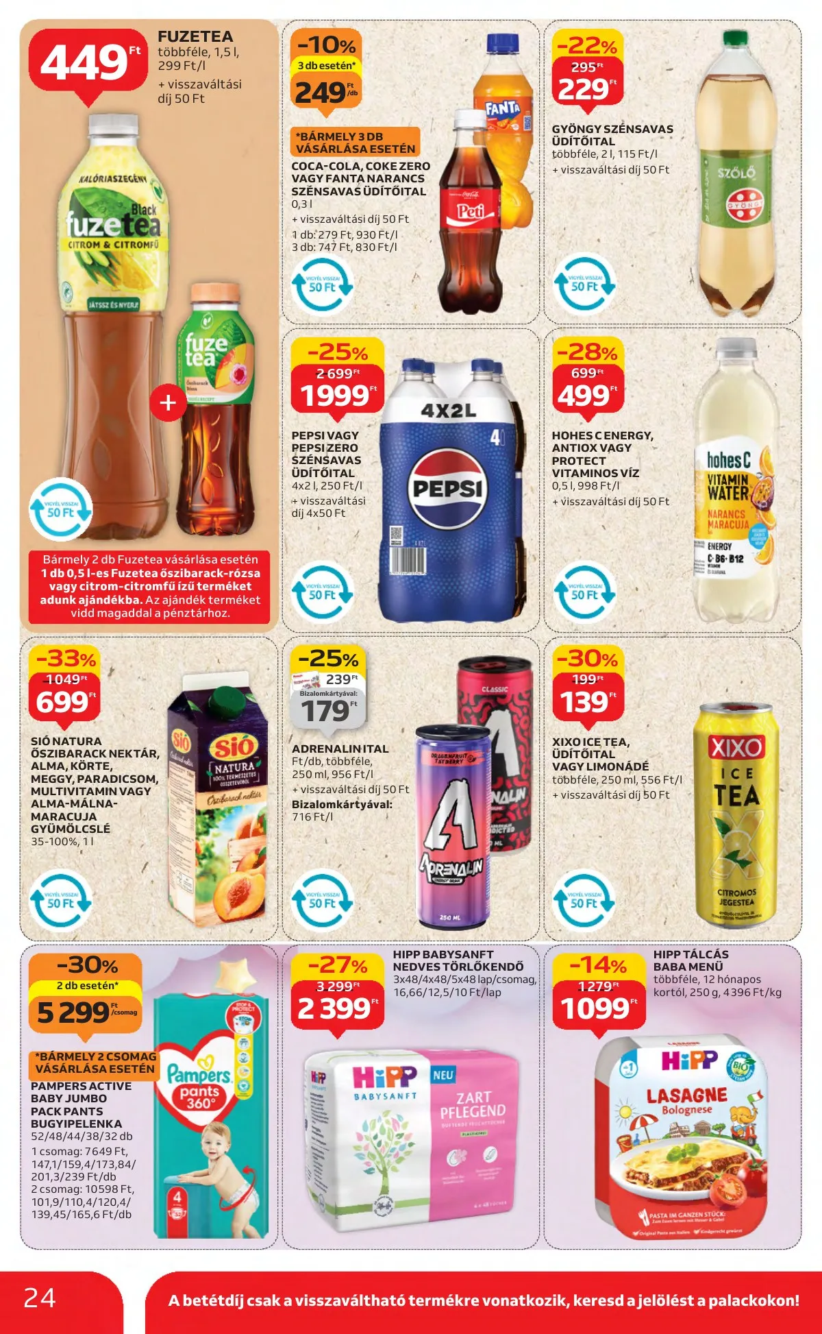 Auchan akciós újság Hipermarket 08.21–08.27 – 24. oldal