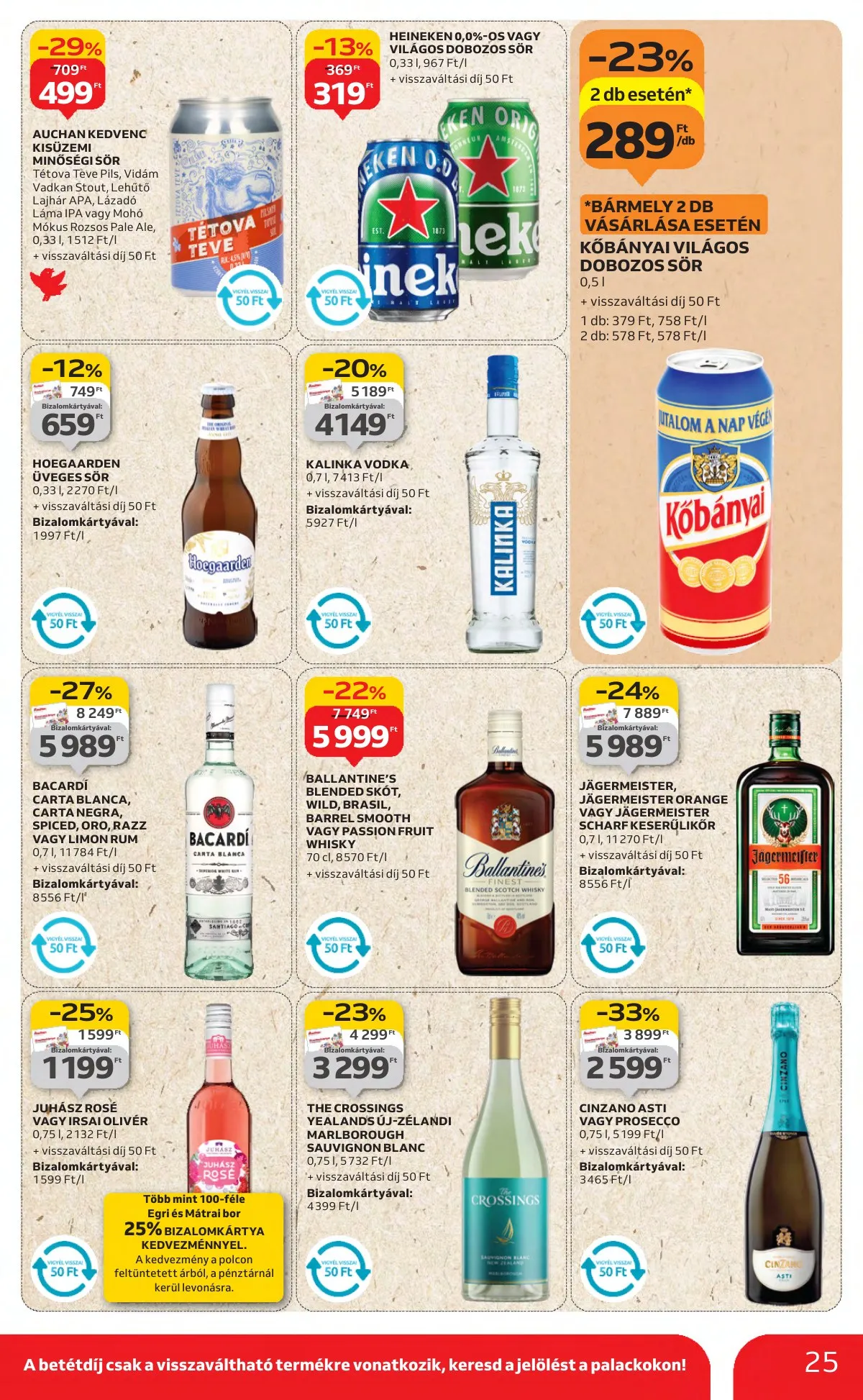 Auchan akciós újság Hipermarket 08.21–08.27 – 25. oldal