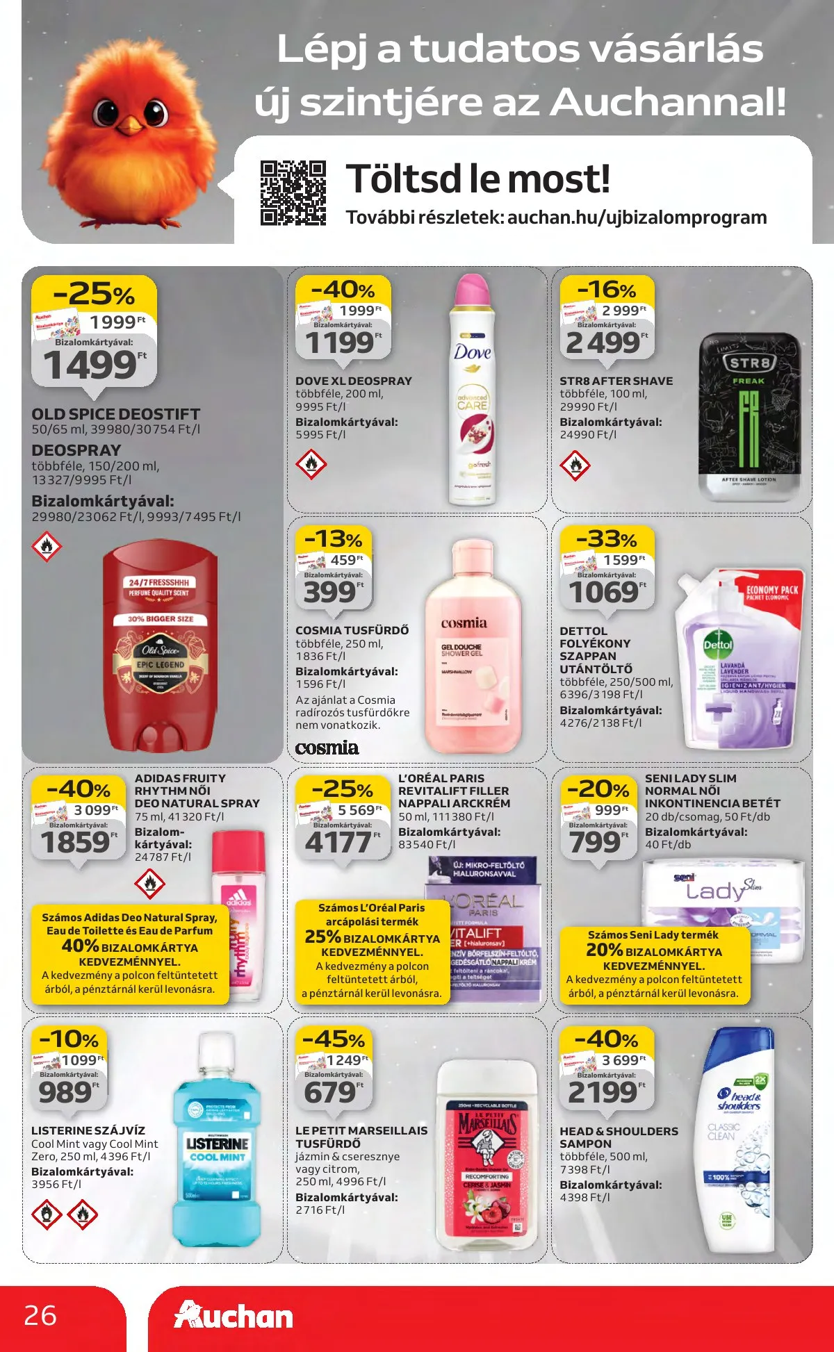 Auchan akciós újság Hipermarket 08.21–08.27 – 26. oldal