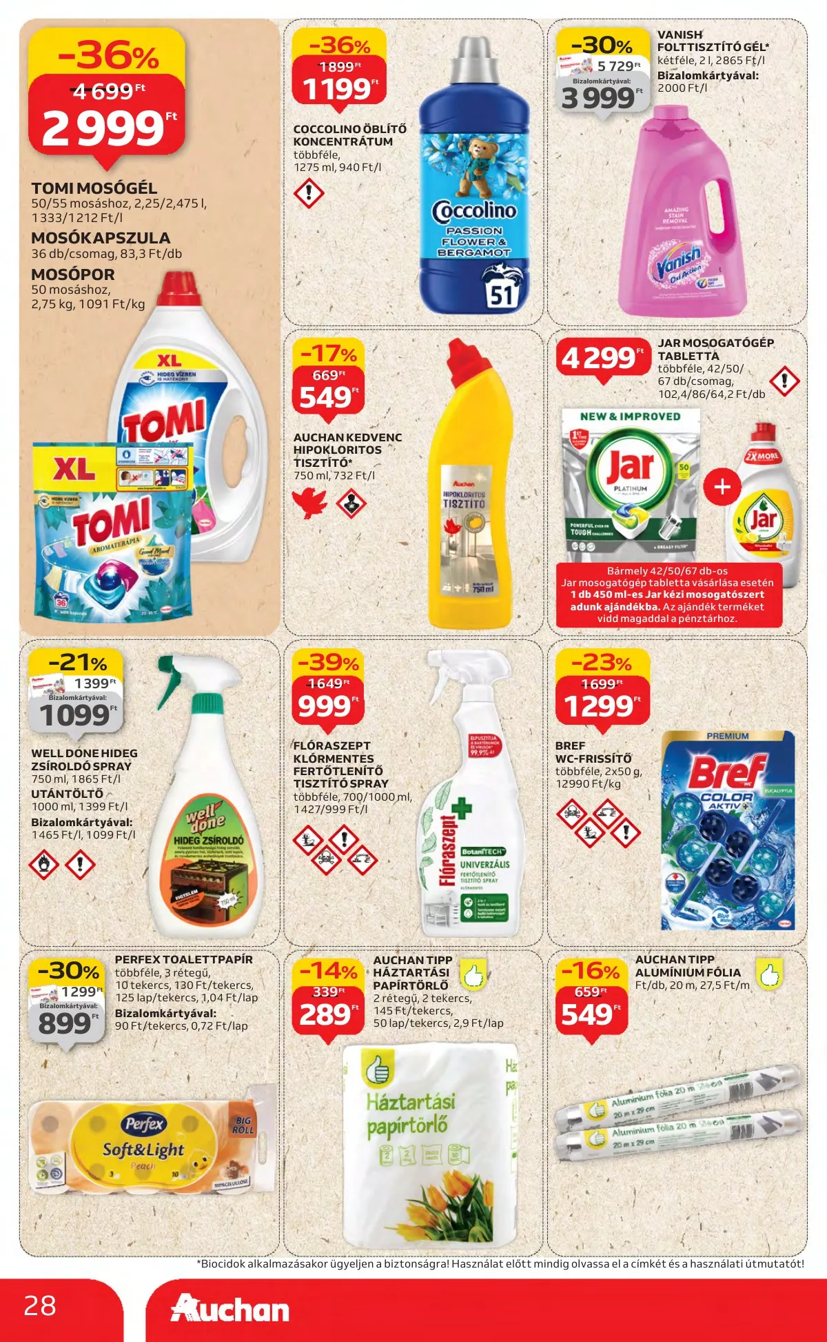 Auchan akciós újság Hipermarket 08.21–08.27 – 28. oldal