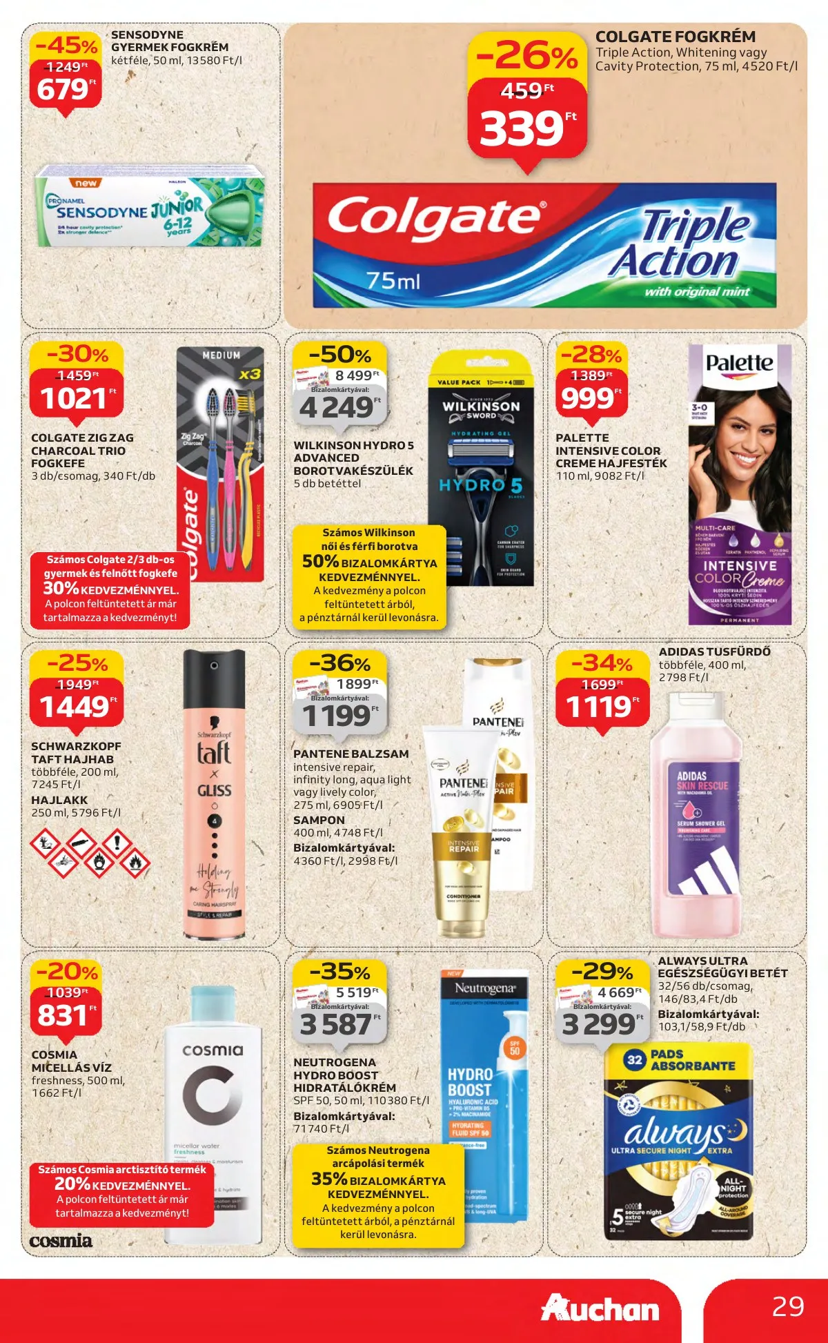 Auchan akciós újság Hipermarket 08.21–08.27 – 29. oldal