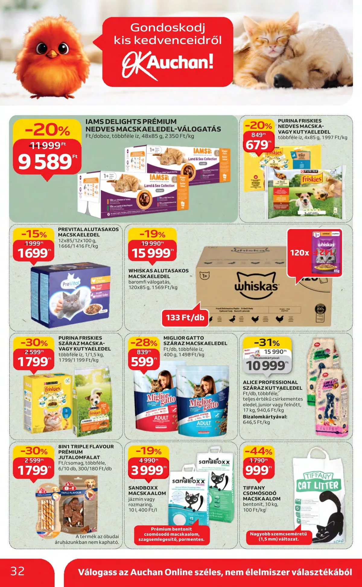 Auchan akciós újság Hipermarket 08.21–08.27 – 32. oldal