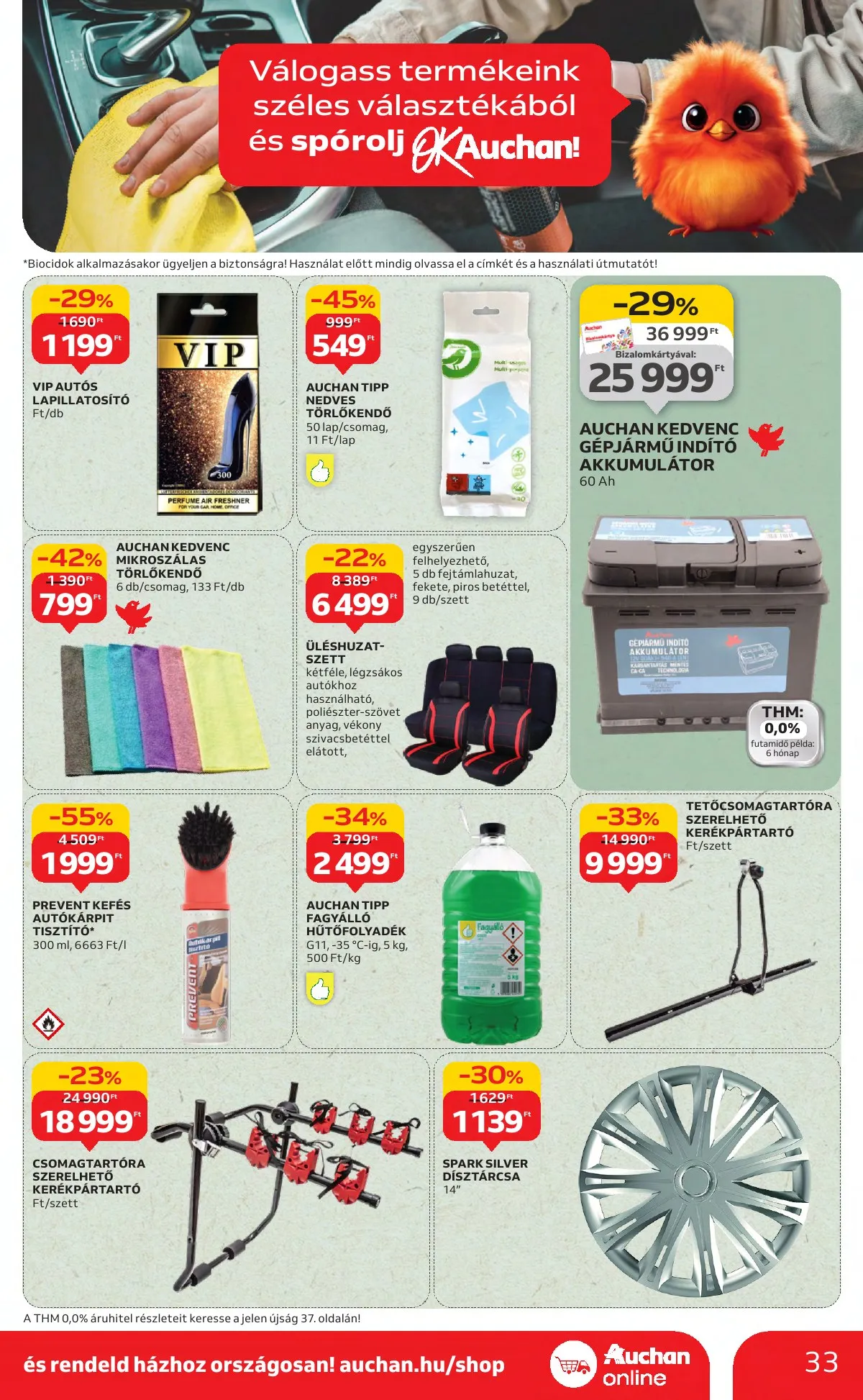 Auchan akciós újság Hipermarket 08.21–08.27 – 33. oldal